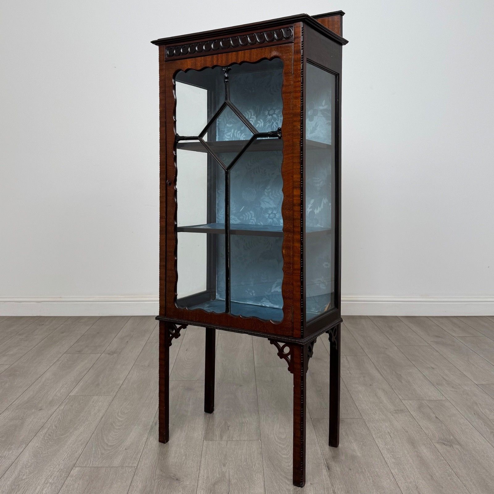Antique 20th Century Small Edwardian Display Cabinet ( Af 6054 ) photo for sale