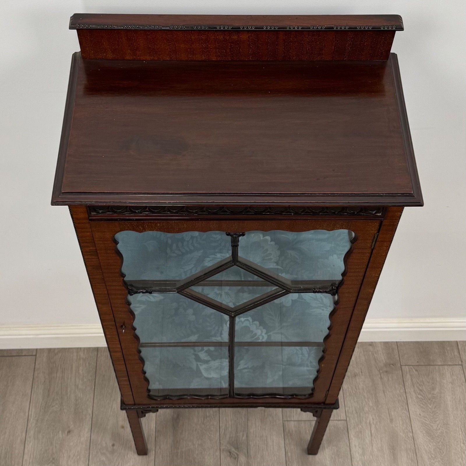 photo for sale Antique 20th Century Small Edwardian Display Cabinet ( Af 6054 )
