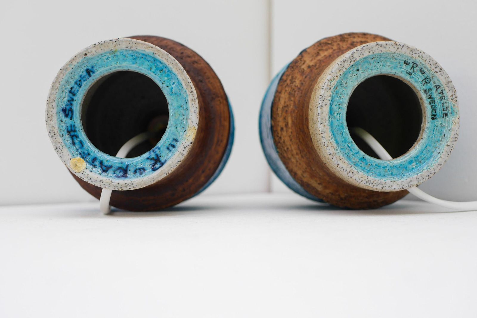 photo buy Mid-Century Modern Pottery Tafellampen van Inger Persson, Rörstrand, Zweden