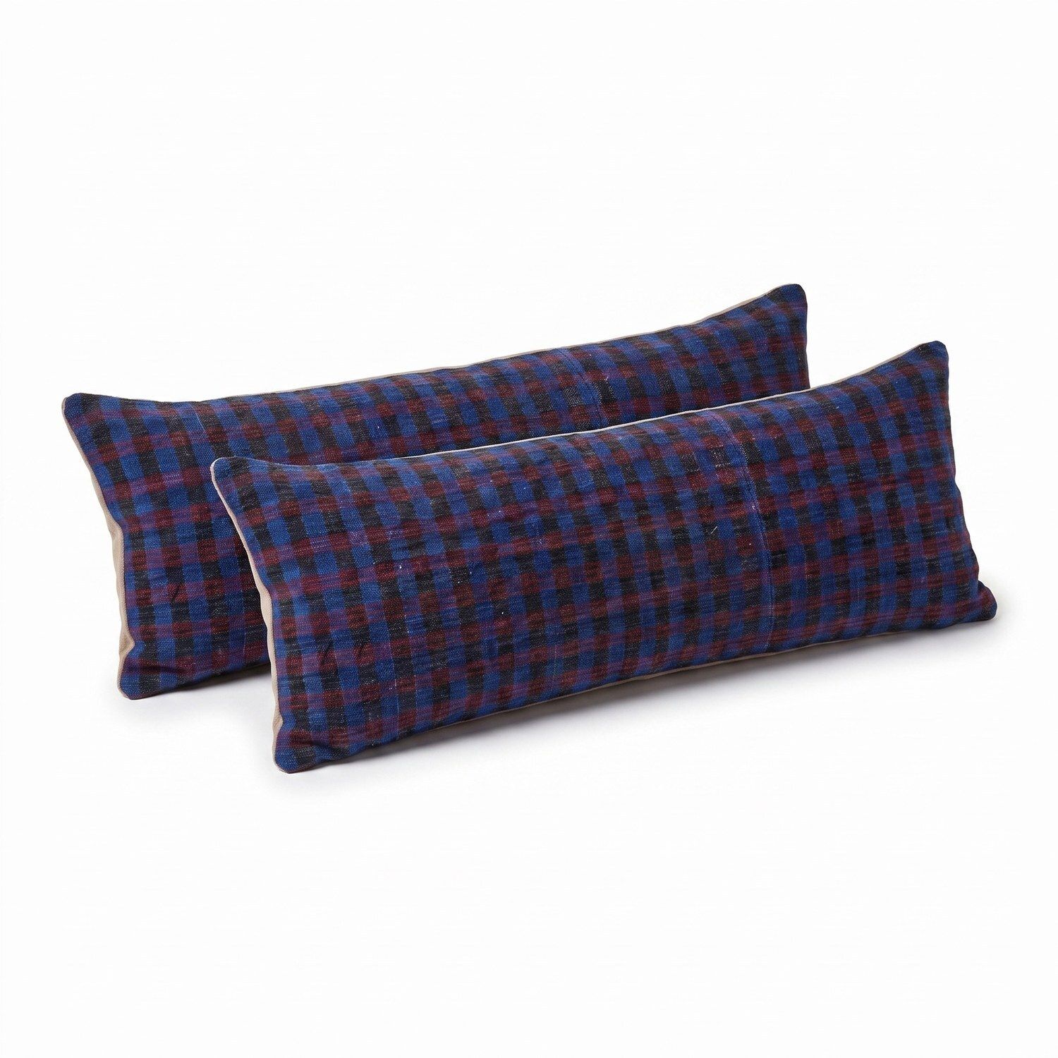 Housse de coussin kilim turc 40 x 120 cm, lot de deux photo for sale