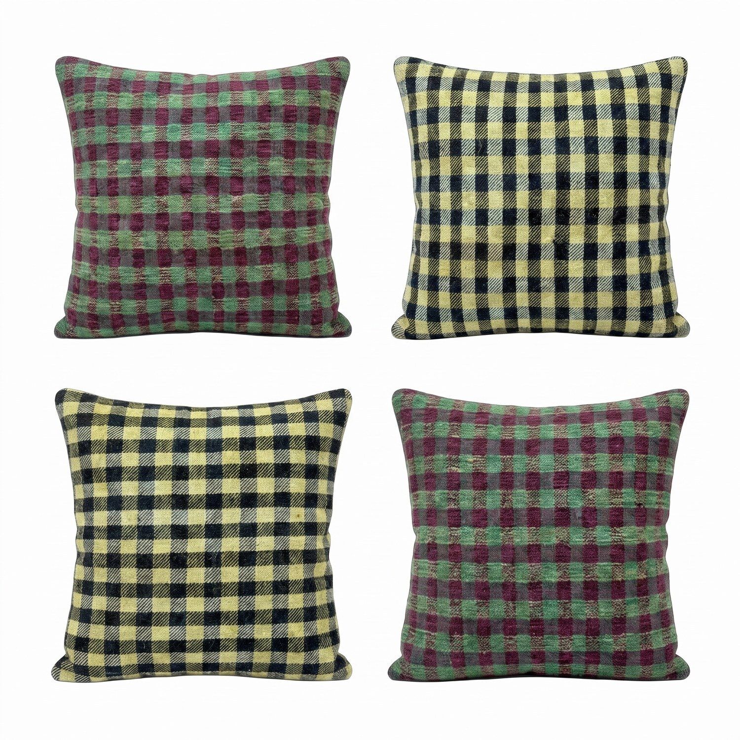 Turkische kilim kussenhoes 40 x 40 cm, set van vier photo furniture