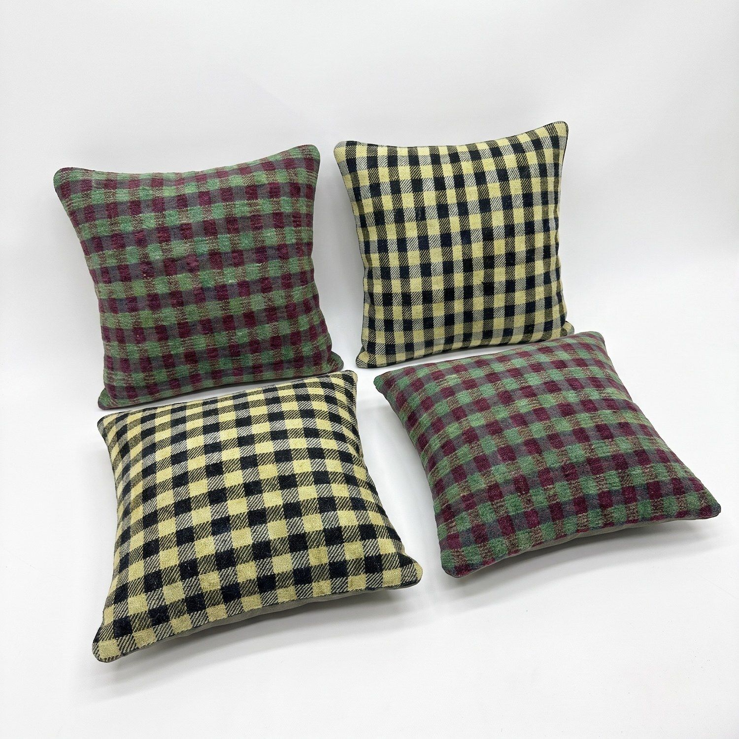 Turkische kilim kussenhoes 40 x 40 cm, set van vier photo for sale