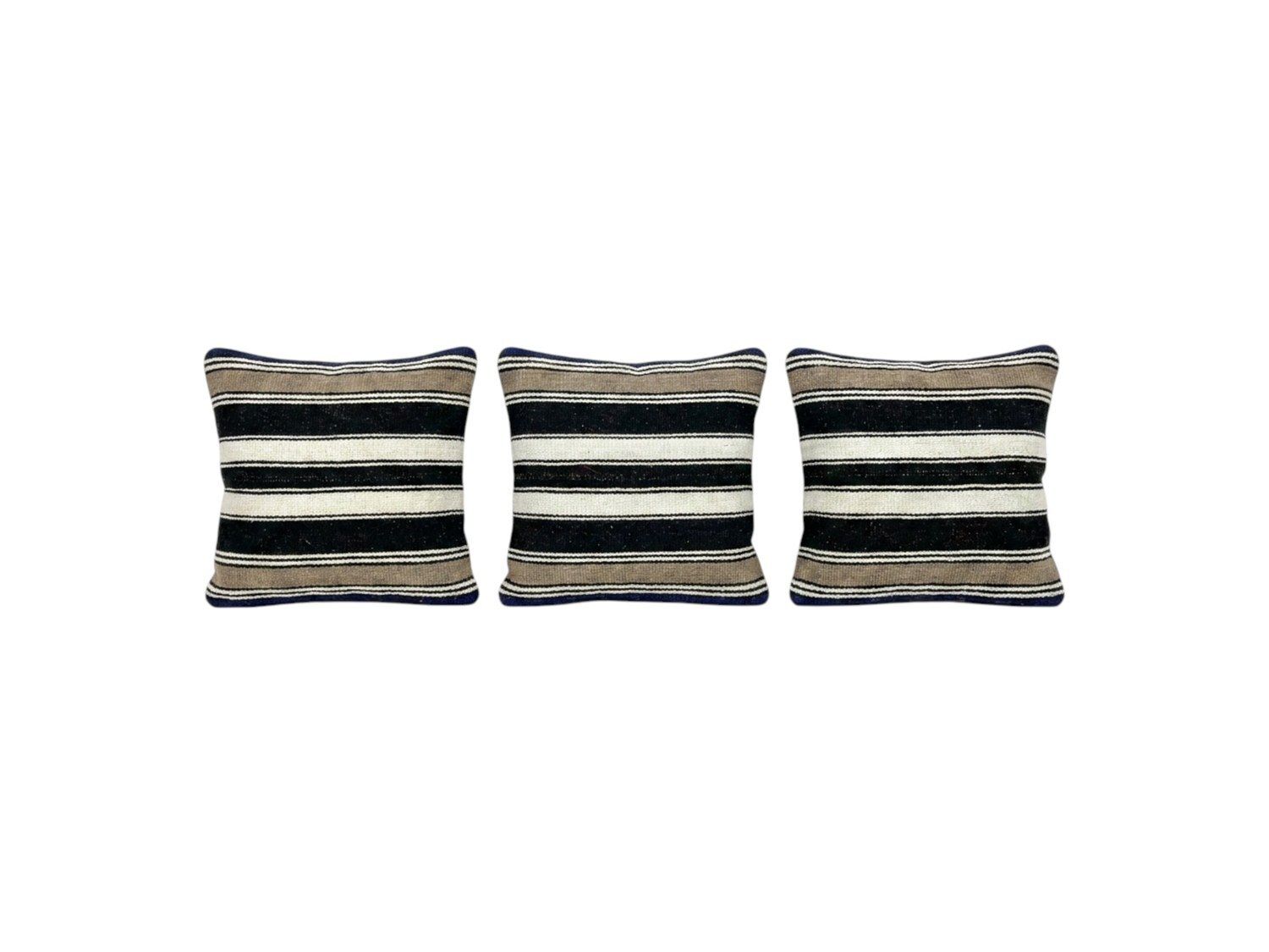 Turkische Kilim Kussenhoes 40 x 40 cm, Set van Drie