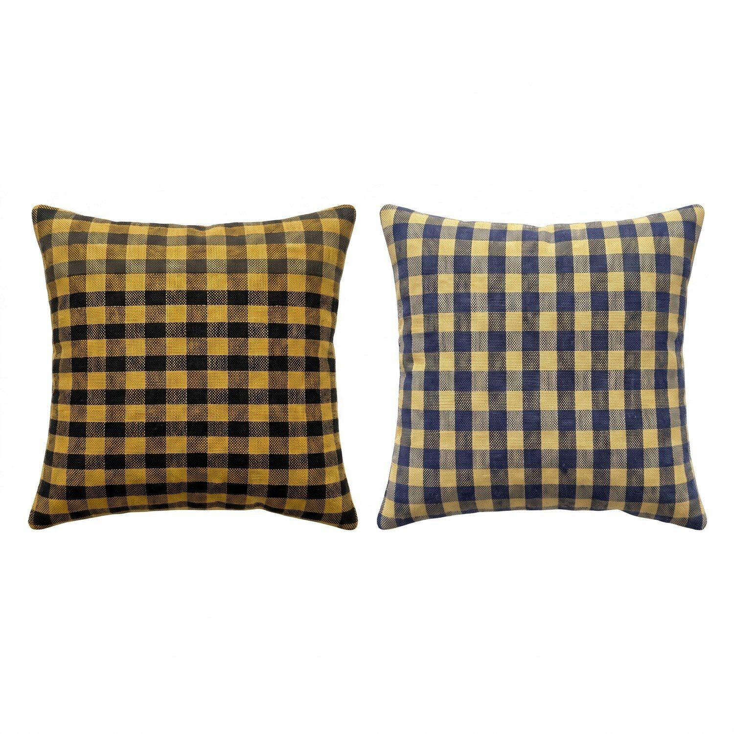 Housse de coussin kilim turc bohémien 40 x 40 cm, lot de deux