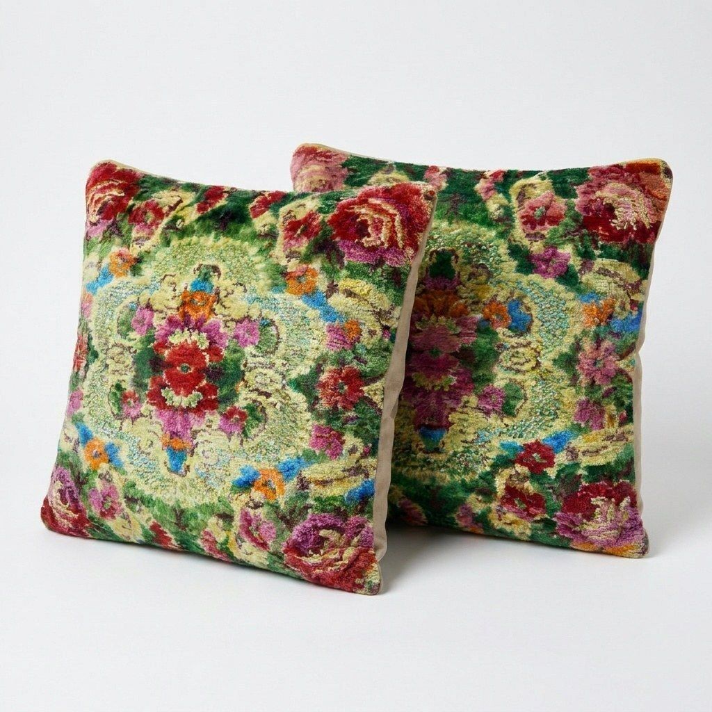 Anatolian Kilim Lumbar Pillow Cover 40 X 47 Cm   Set Of Two photo furniture