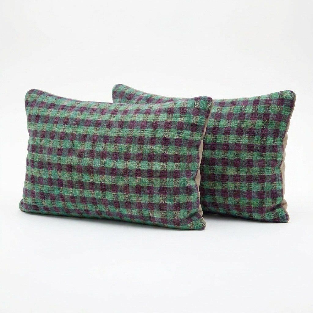 Turkish Kilim Lumbar Pillow Cover 40 X 60 Cm   Set Of Two photo furniture