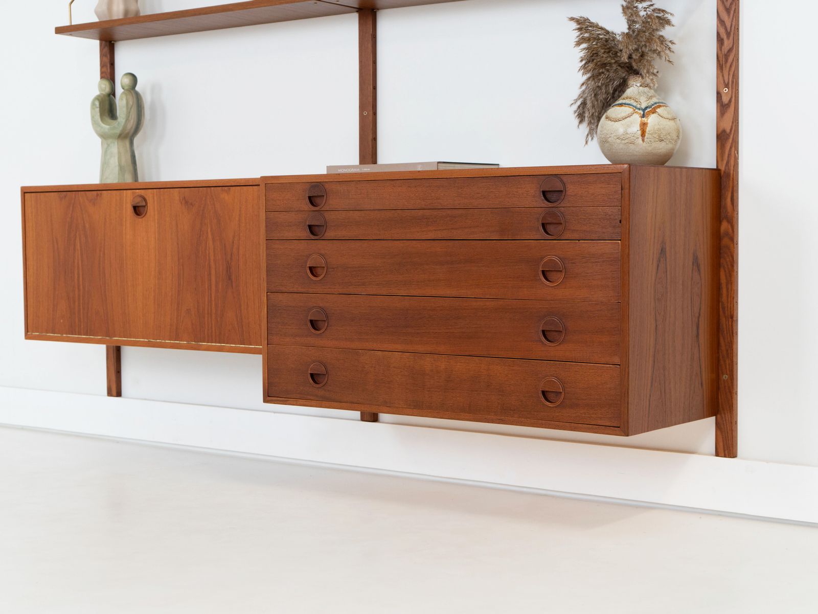 Teakhouten Modulaire Kast, Deens Design, jaren 1960, Ontworpen Door Rud Thygesen & Johnny Sørensen, Geproduceerd Door Hg Furniture photo vinterior