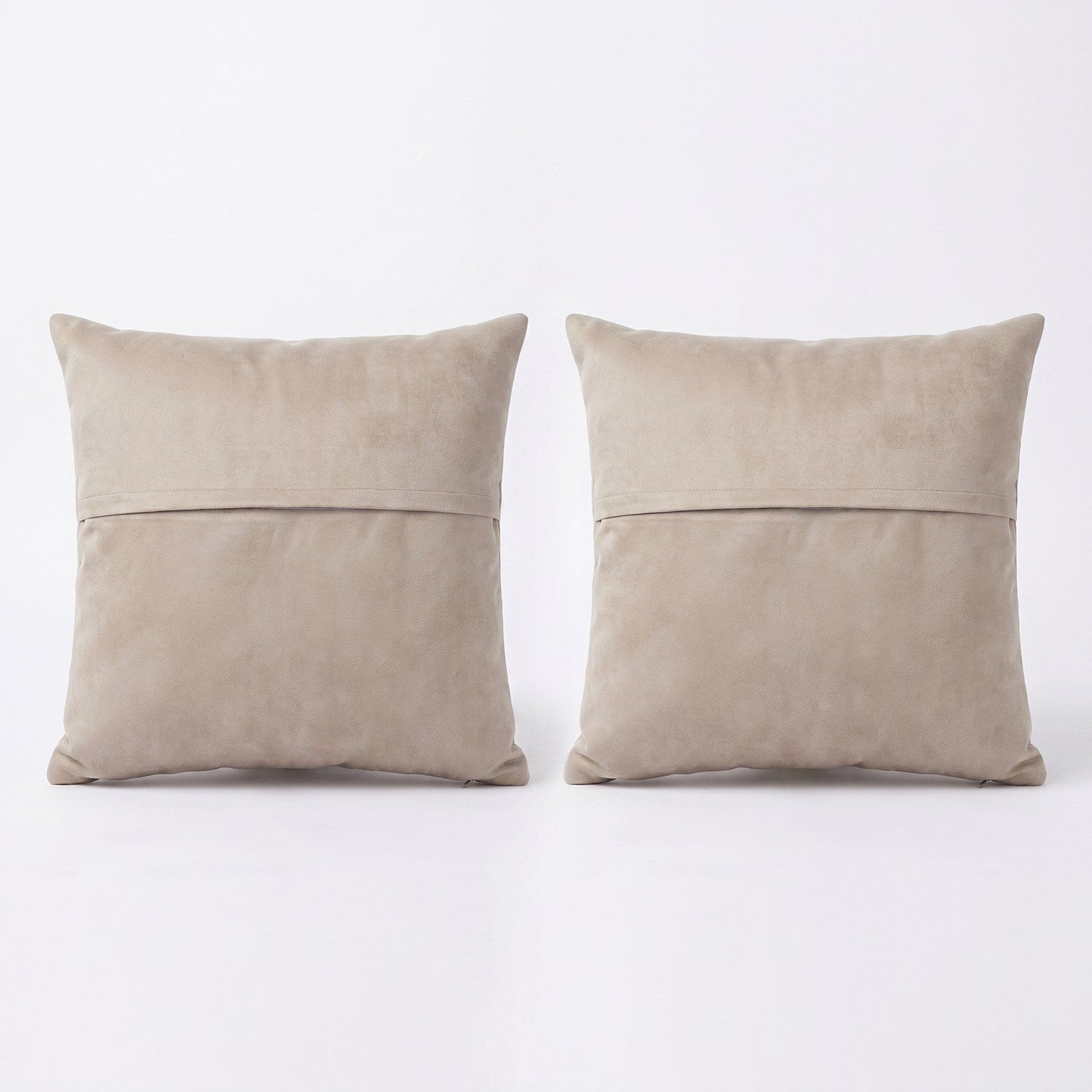 Anatolian Oushak Kilim Kussenhoes 60 x 60 cm, Set van Twee photo Textiel