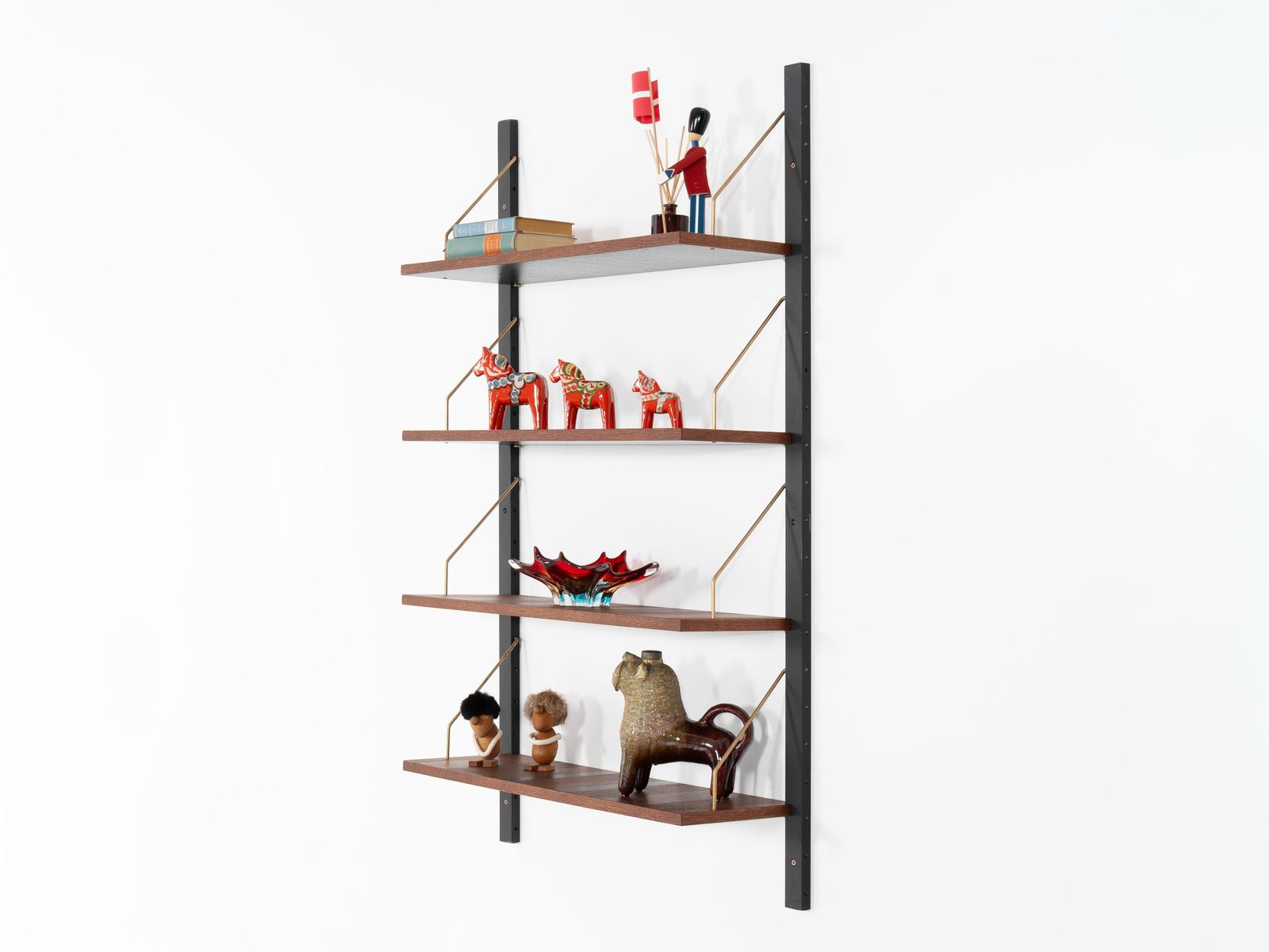 Bibliothèque modulaire en chêne, design danois, années 1960, fabriquée au Danemark photo furniture
