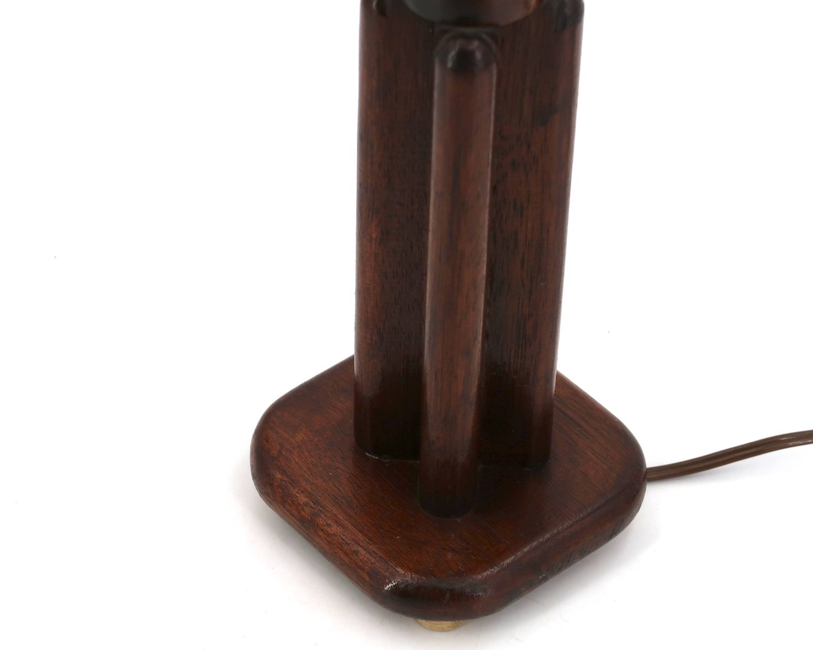 Lampe Art déco en bois sombre, années 1910 photo buy