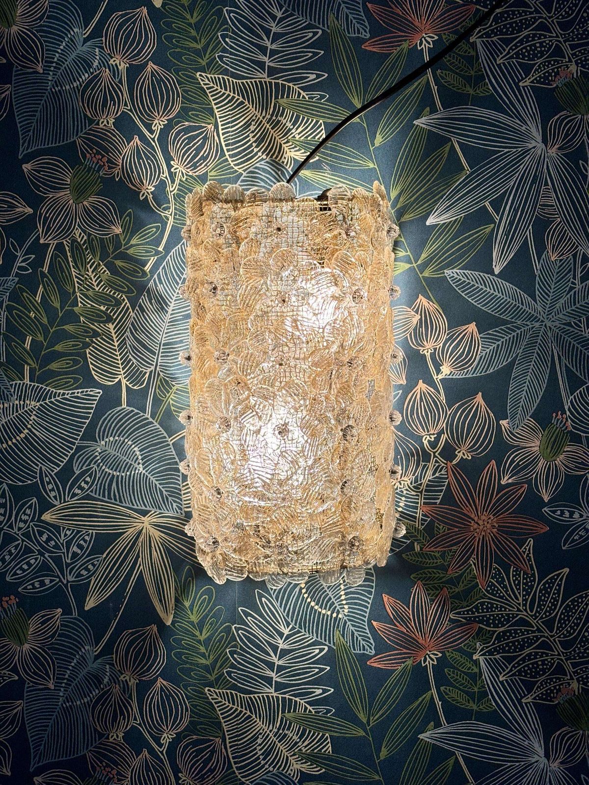 photo furniture Murano wandlamp, toegeschreven aan Archimede Seguso