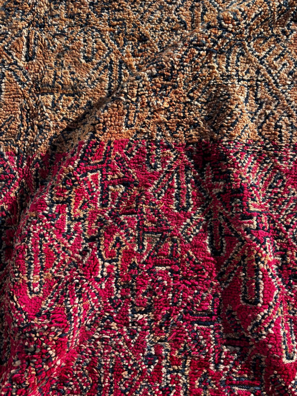 Vintage Beni M'guild Marokkaans tapijt 360x200 cm - Groot wollen vloerkleed - Handgemaakt Berber tapijt - Atlas Mountain tapijt ca. jaren 1960 photo buy