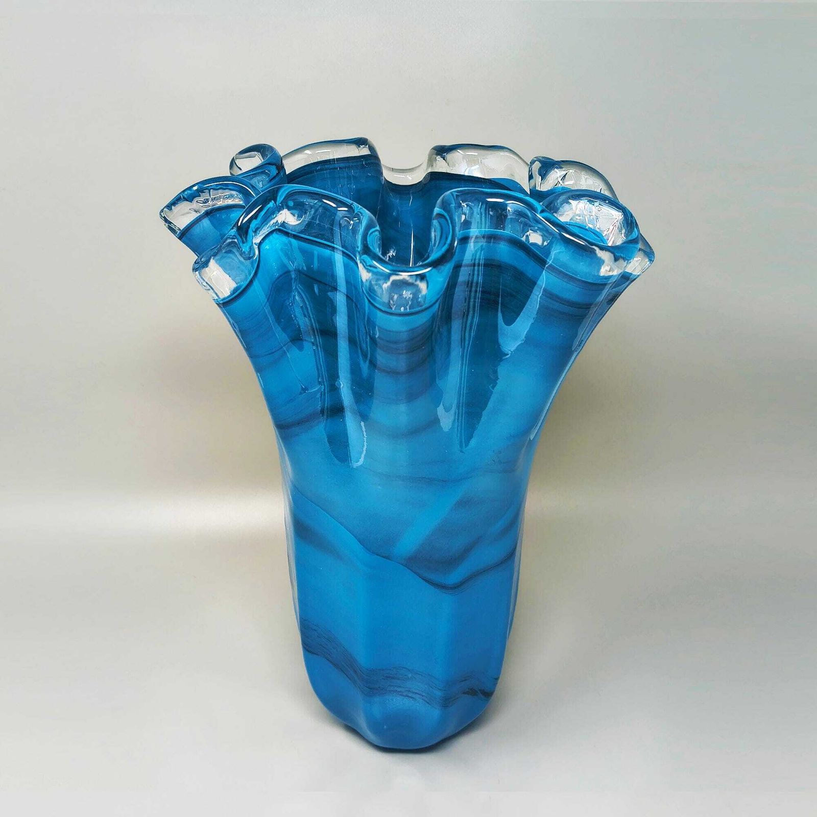 Fazzoletto vaas van Murano-glas door Dogi, jaren 1970, gemaakt in Italië photo furniture