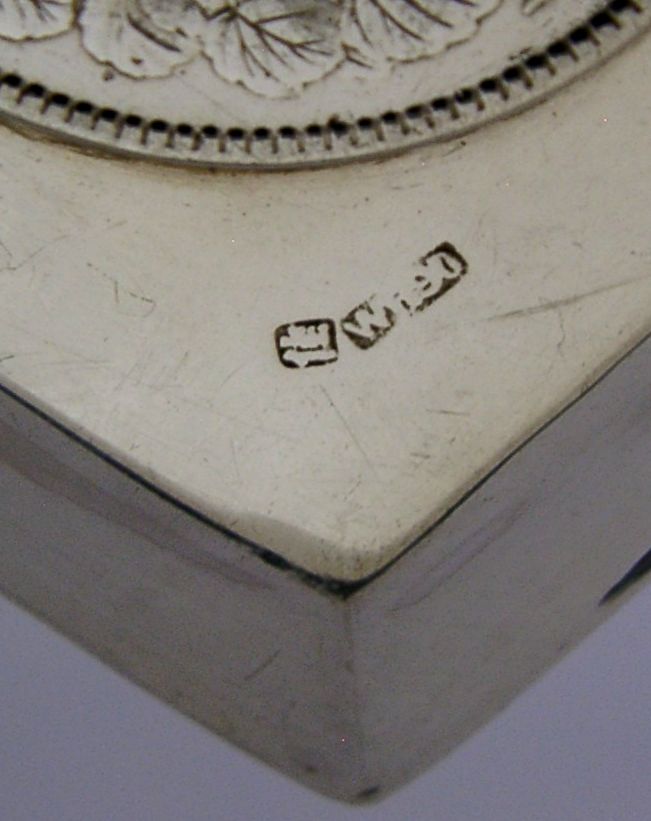 Coupelle à monnaie d'exportation chinoise en argent sterling, pièce japonaise d'un yen, d'époque, vers 1910 photo vinterior