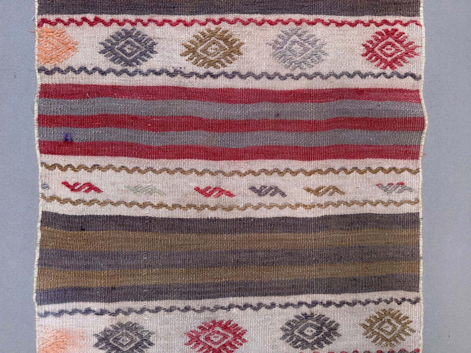 Smalle Kilim Loper 57x350 cm Shabby Chic, Vintage Turkse Kelim 2572 photo buy