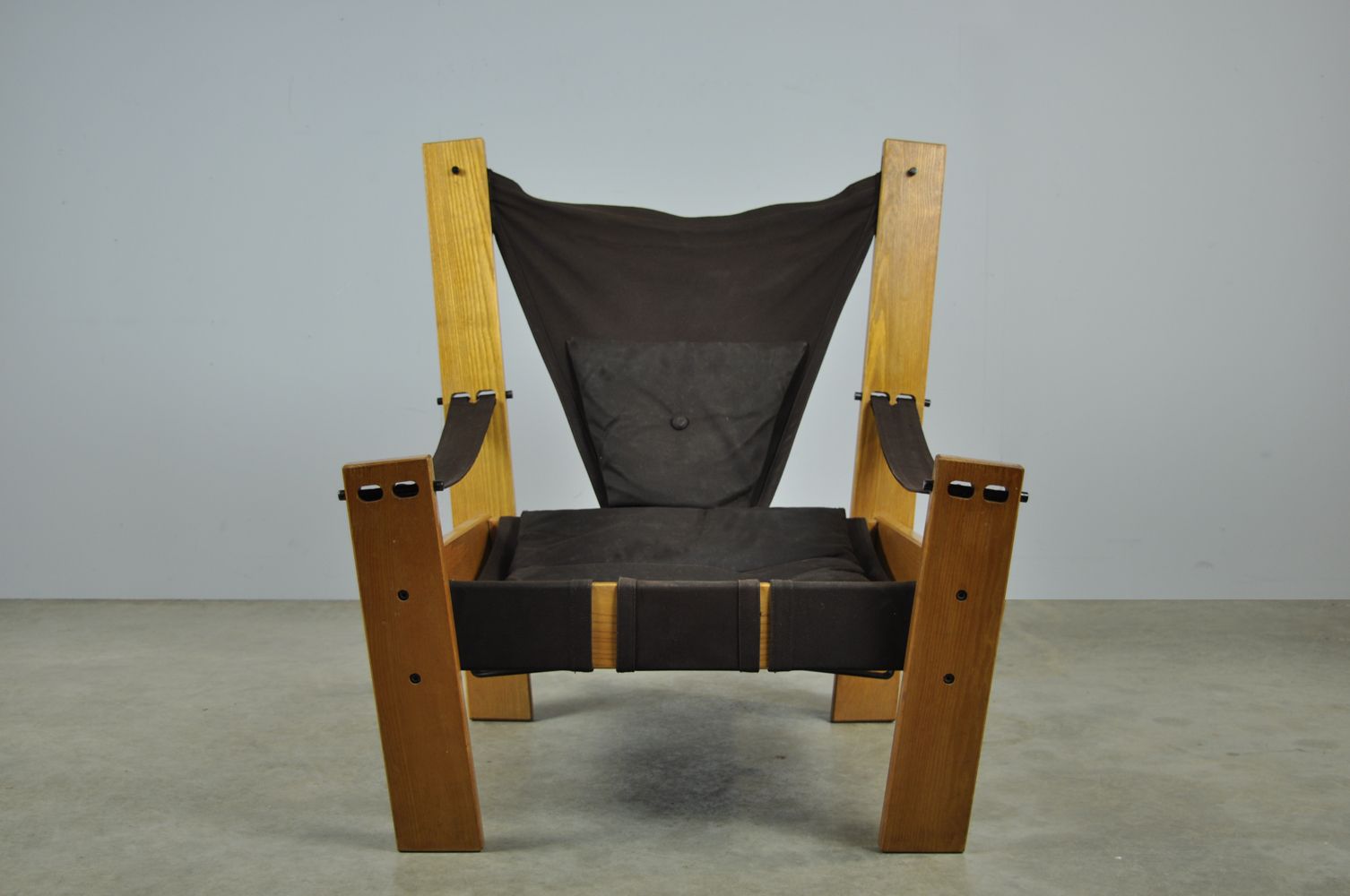 photo for sale Unieke Nederlandse Brutalist fauteuil van John De Haard, jaren 1960