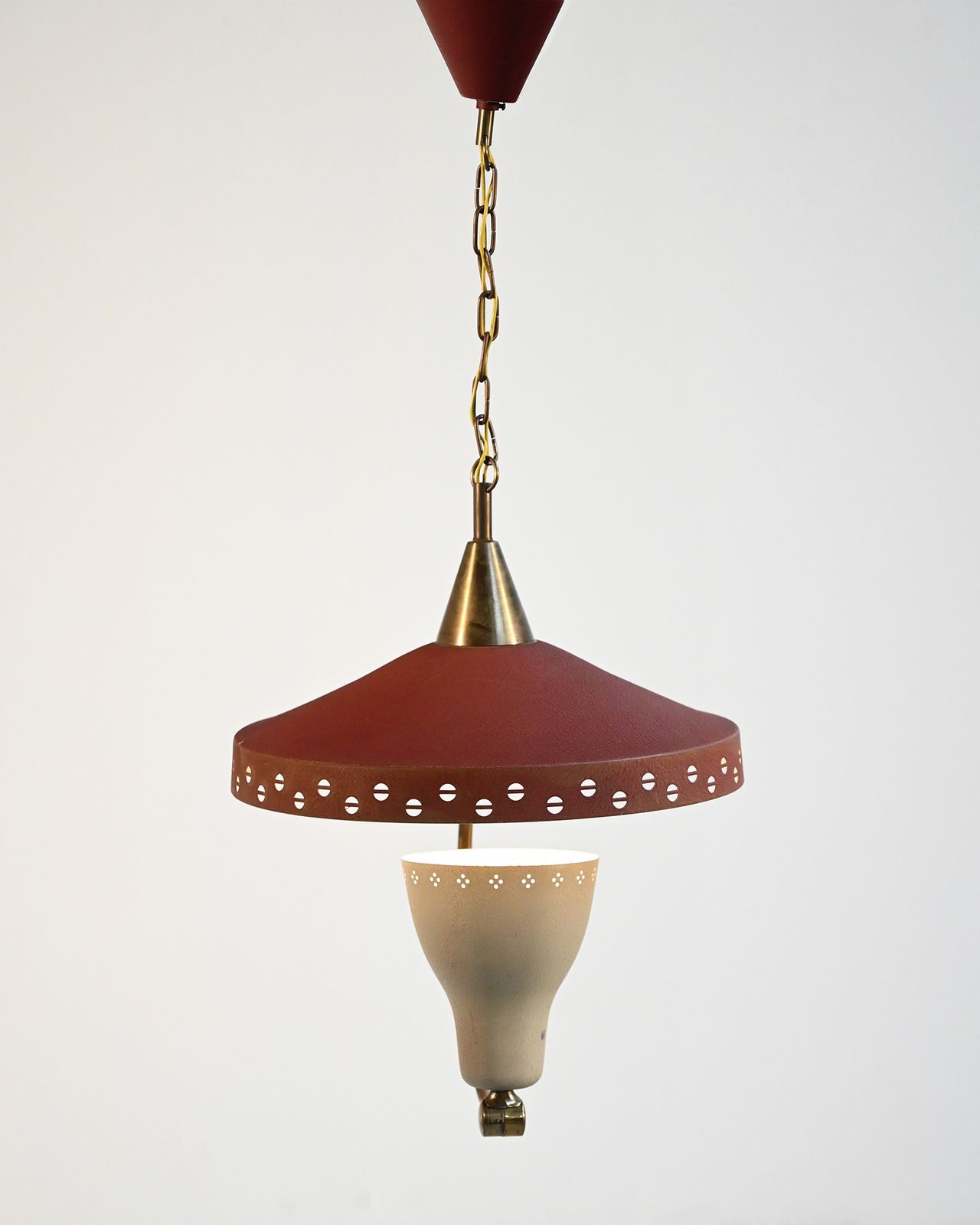 Swedish Modern stijl plafondlamp, ca. jaren 1950 photo for sale