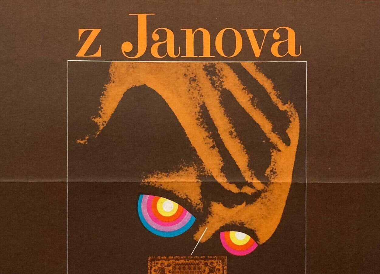 Original Film Poster, The Lady Of Genoa, Zdenek Ziegler, 1970, Genuine Czech Vintage Print photo vinterior