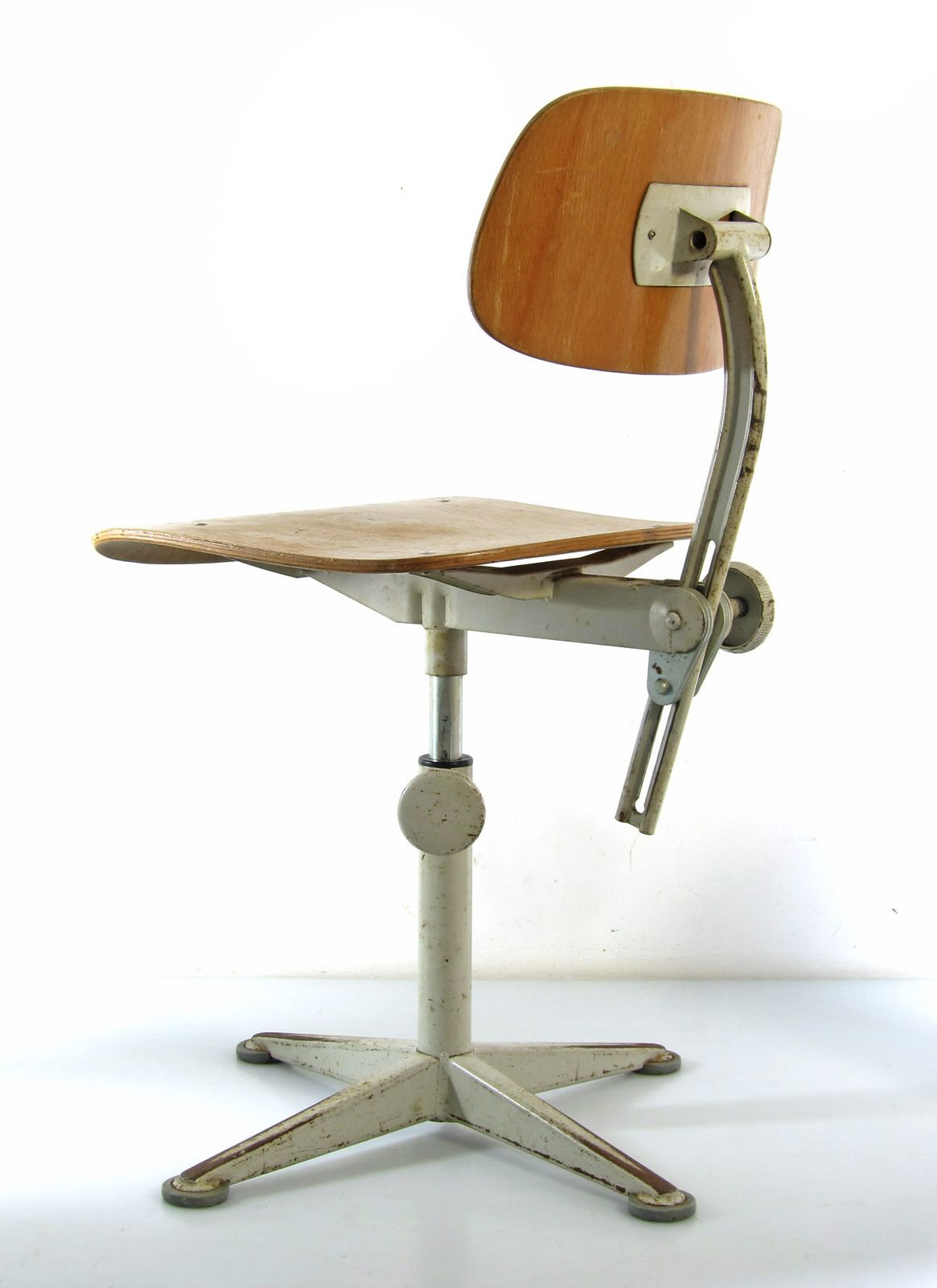Adjustable Friso Kramer Industrial Desk Chair photo for sale