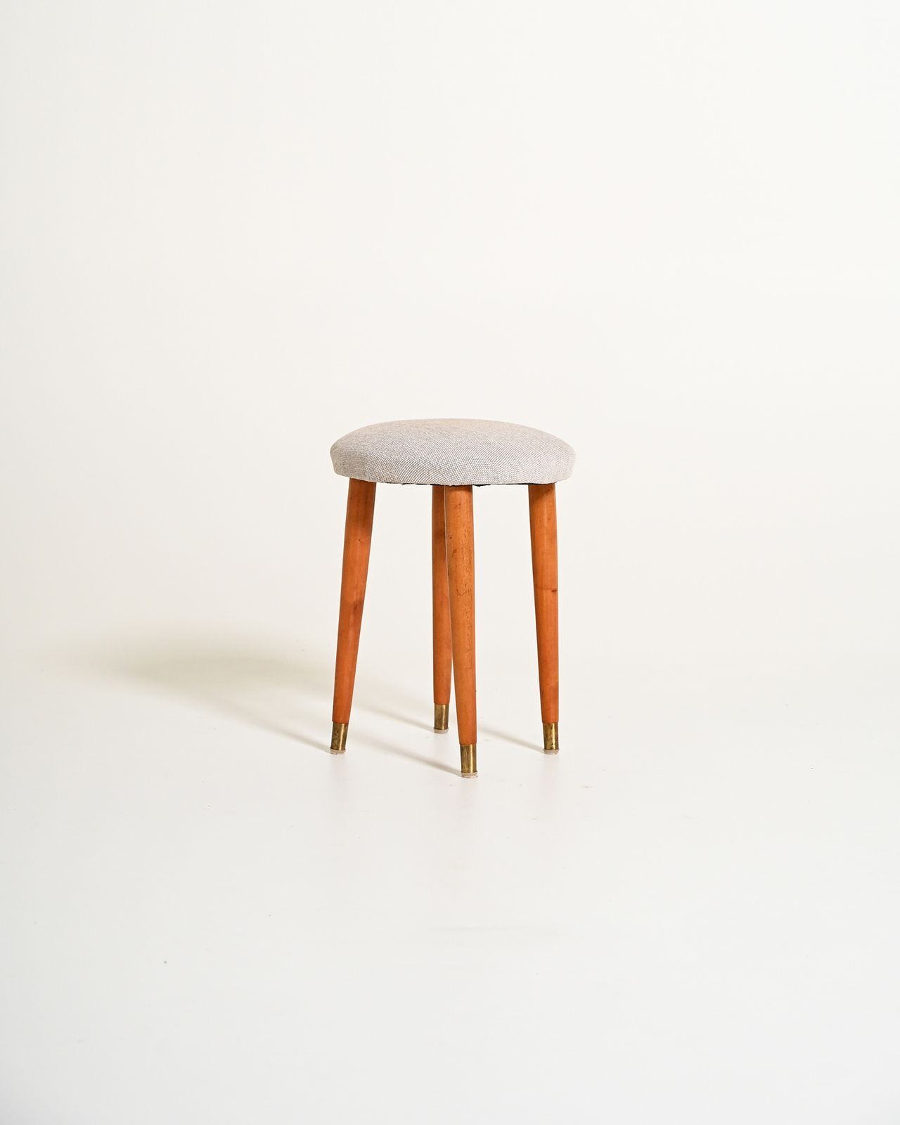 Scandinavian Teak Stool, 1950s photo furniture