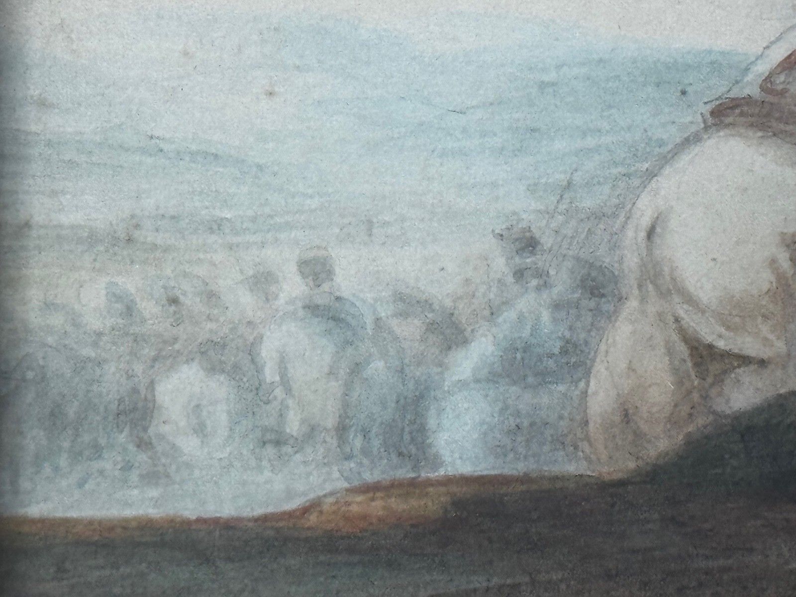 18e-eeuws schilderij, Earl Charles Stanhope met Marcus Richard Fitzroy Thomas photo 5000.0