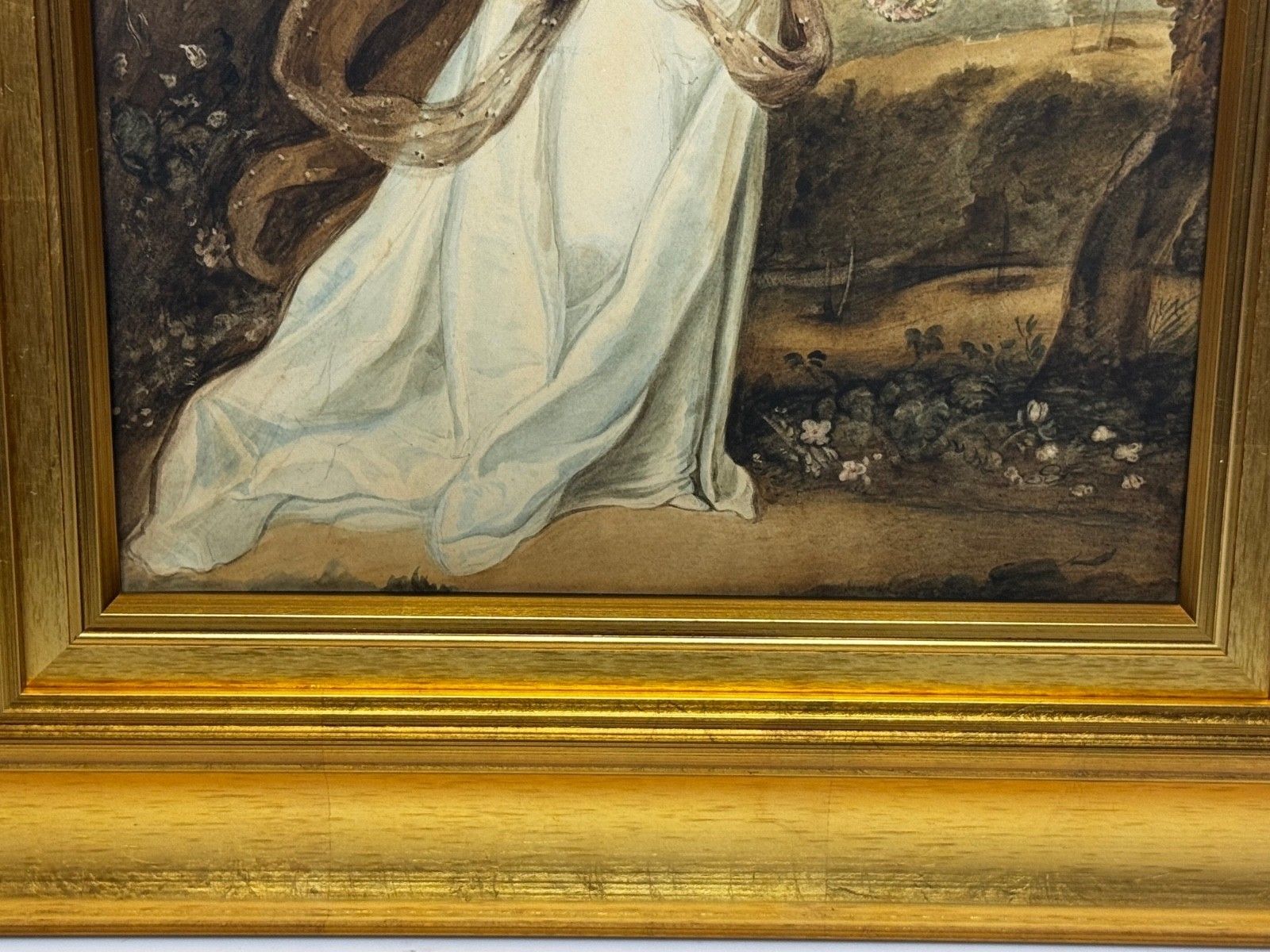 photo furniture 18e-eeuws portret van Lady Jane Stanhope naar Sir Joshua Reynolds