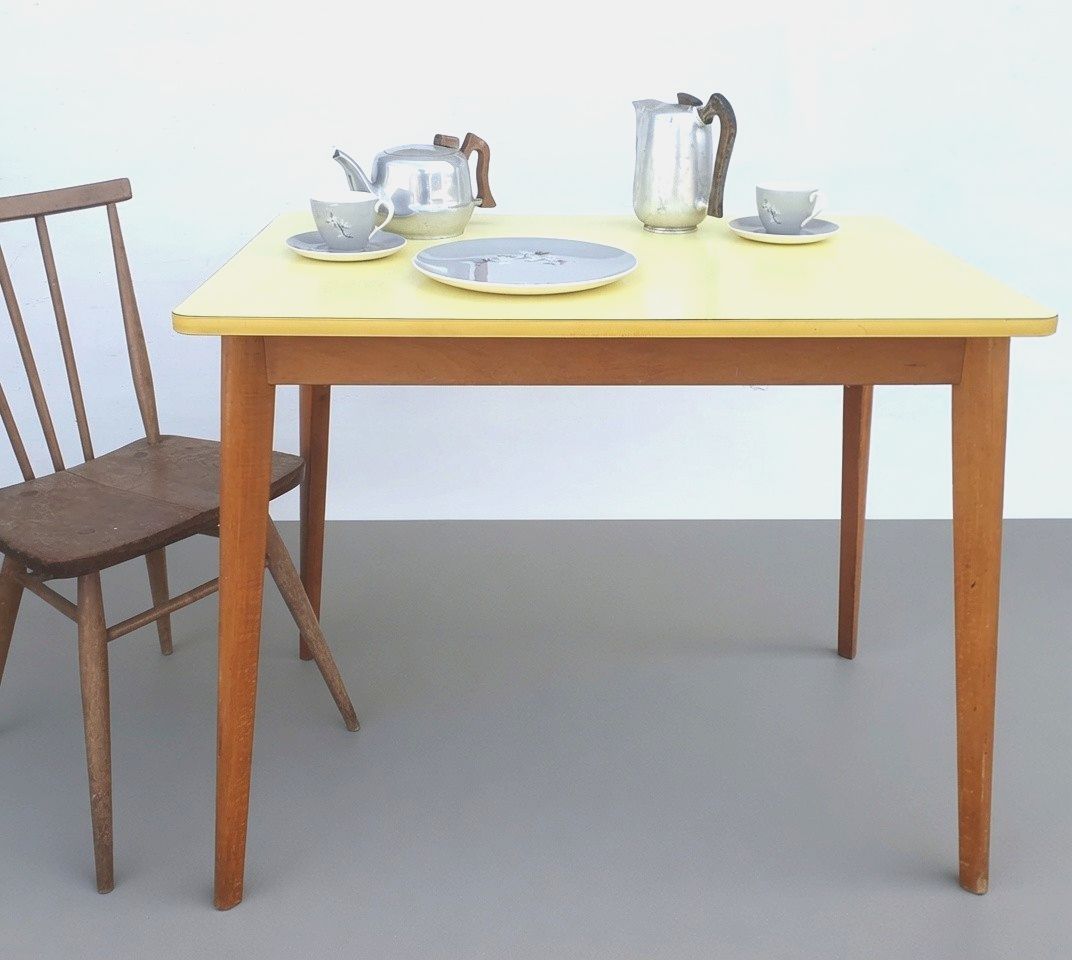Vintage Mid Century Formica Kitchen Table
