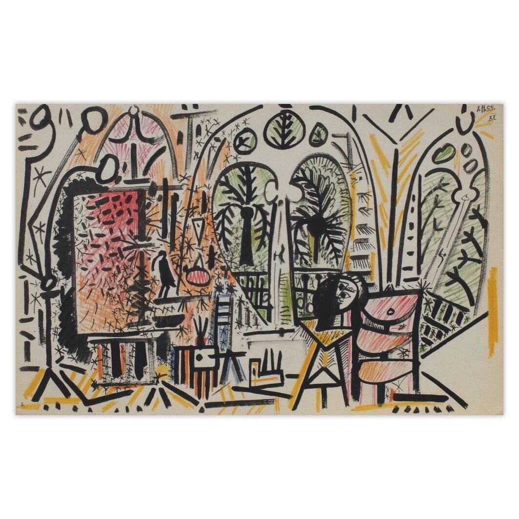 Pablo Picasso Lithograph Carnet De Californie 15 1959
