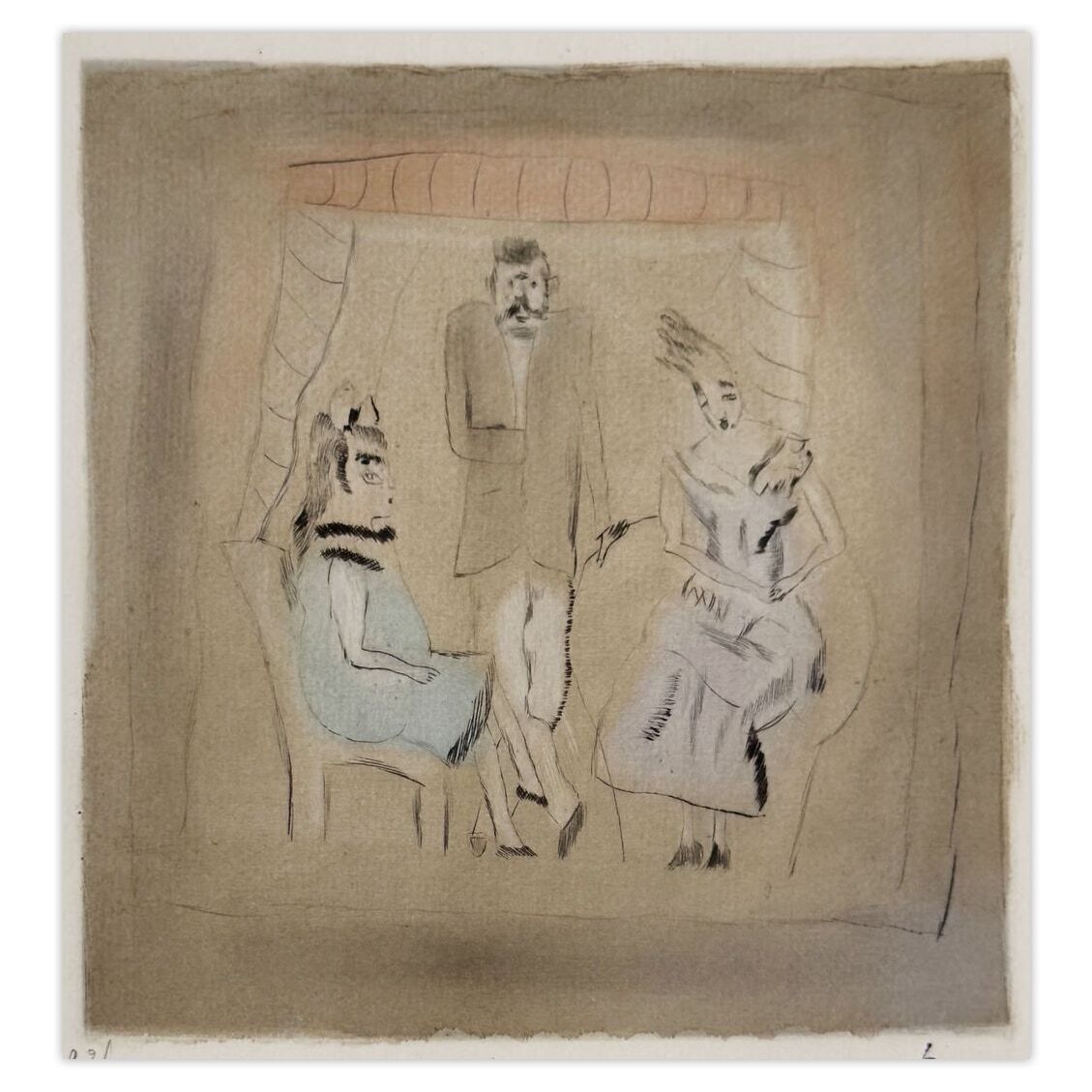 Jules Pascin ets Noblesse Créole 1960 photo for sale