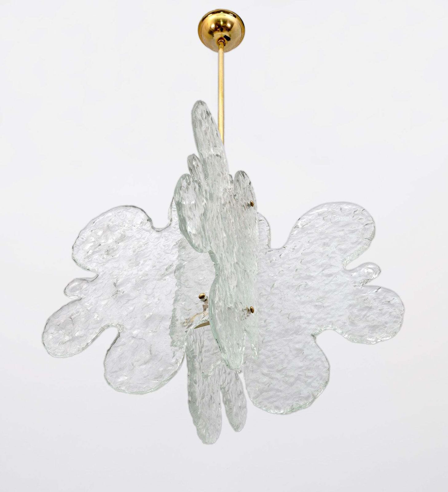Carlo Nason Mid-Century Modern Italiaanse Murano glazen hanglamp voor Mazzega, jaren 1970 photo furniture
