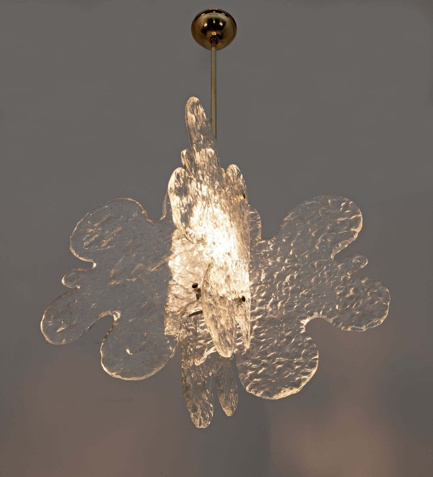 Carlo Nason Mid-Century Modern Italiaanse Murano glazen hanglamp voor Mazzega, jaren 1970 photo buy