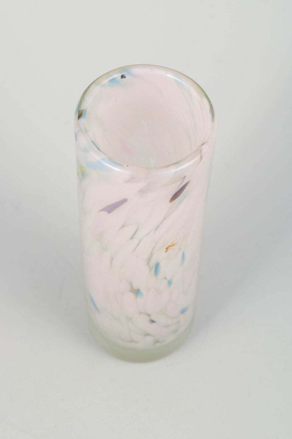 Vase cylindrique en verre Per Lütken pour Holmegaard, série « Cascade », années 1970 photo furniture