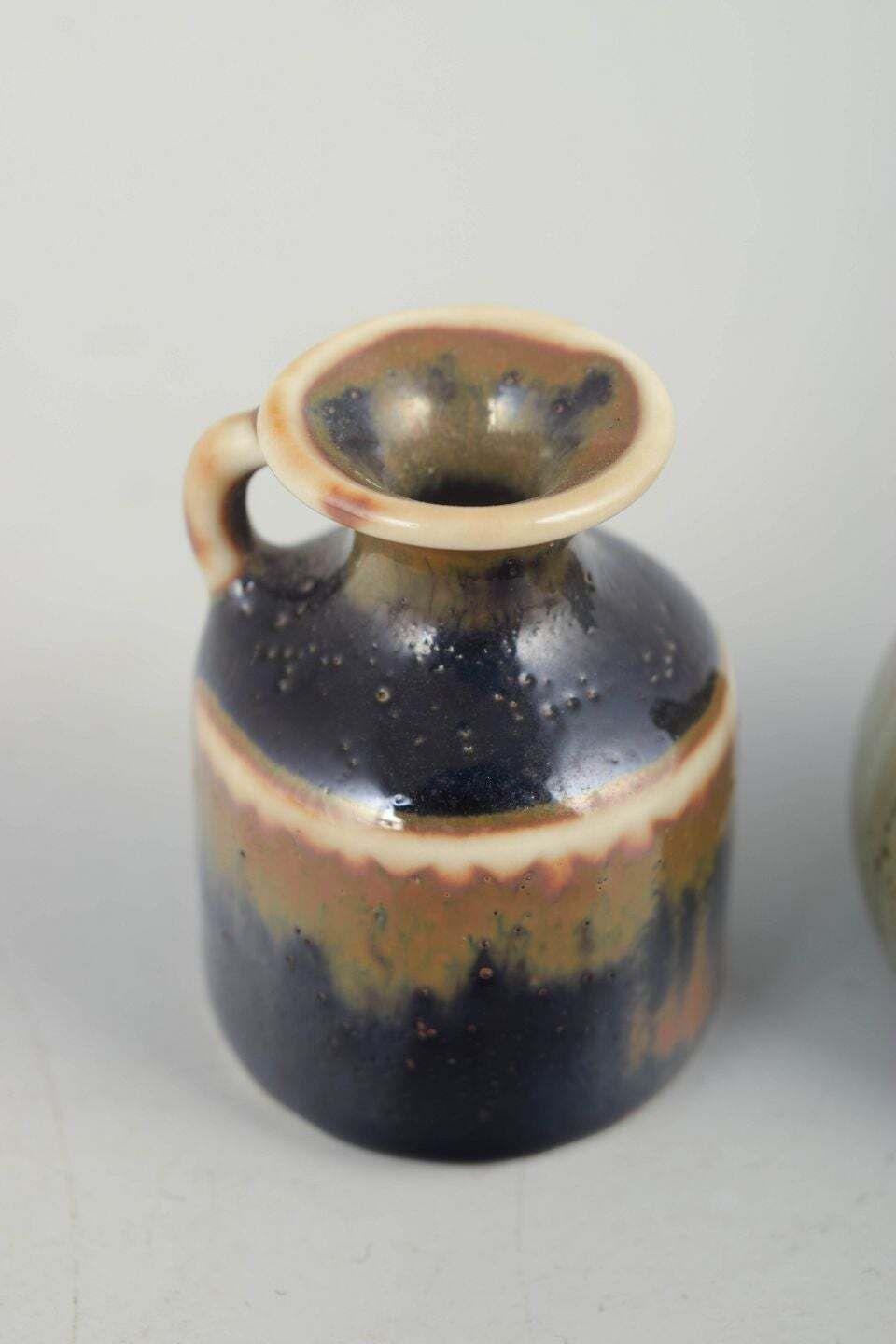 Carl Harry Stålhane For Rörstrand. Two Miniature Ceramic Vases, Mid 20th C. photo for sale