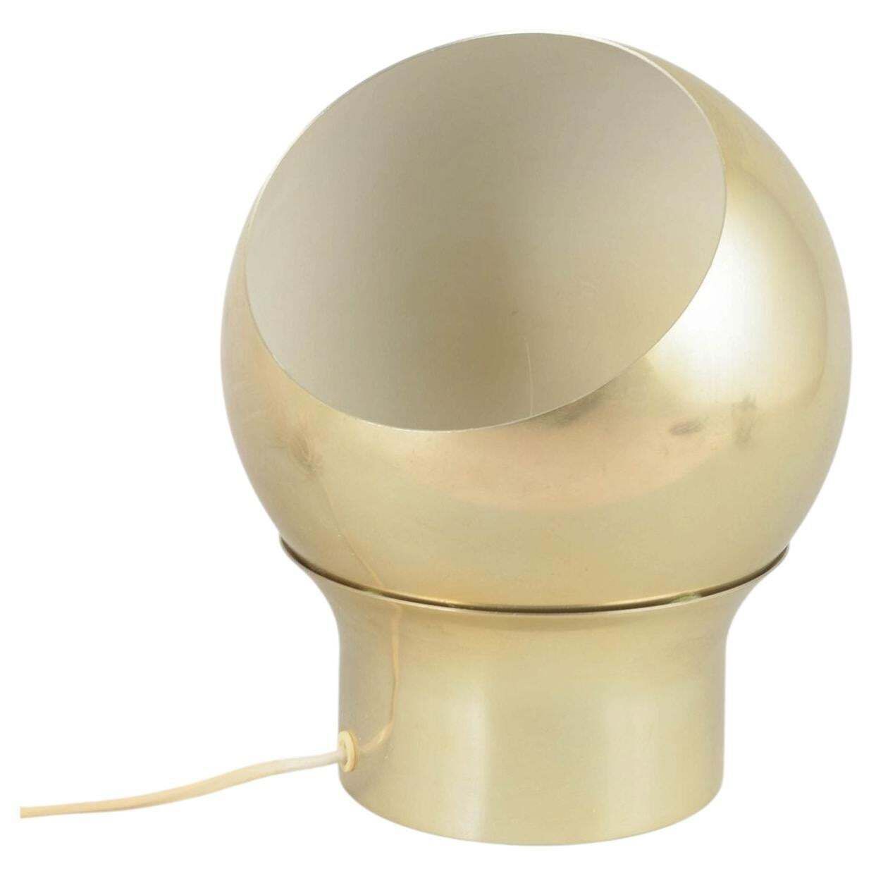 Lenart Centervall voor Hemi, Zweden. "Klot 3" Tafellamp in Aluminium, 1975.