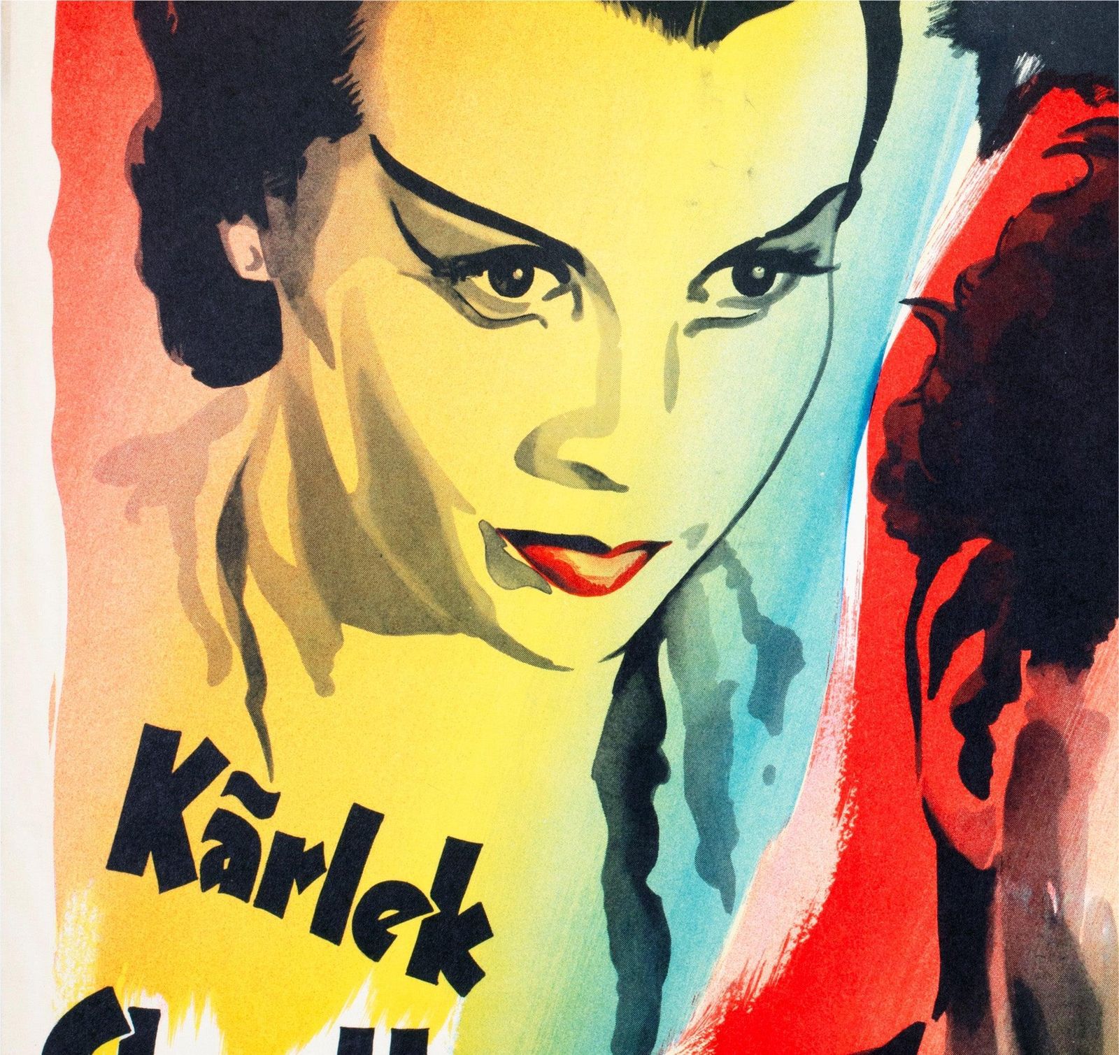 Limelight 1952 Swedish Film Poster, Gösta åberg photo 845.0