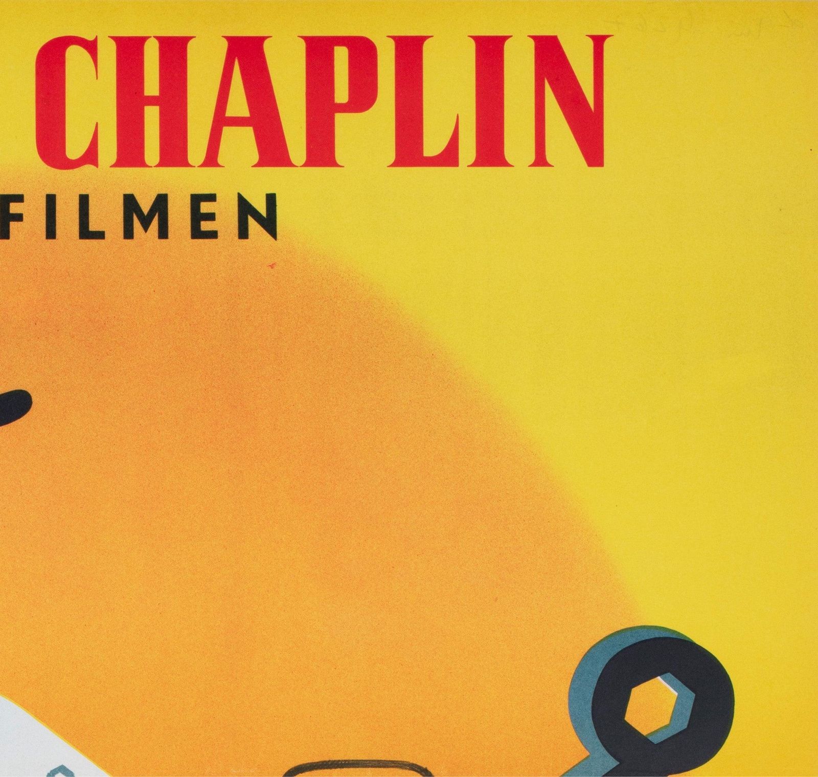 Modern Times R1954 Swedish Film Poster, Léo Kouper photo Art
