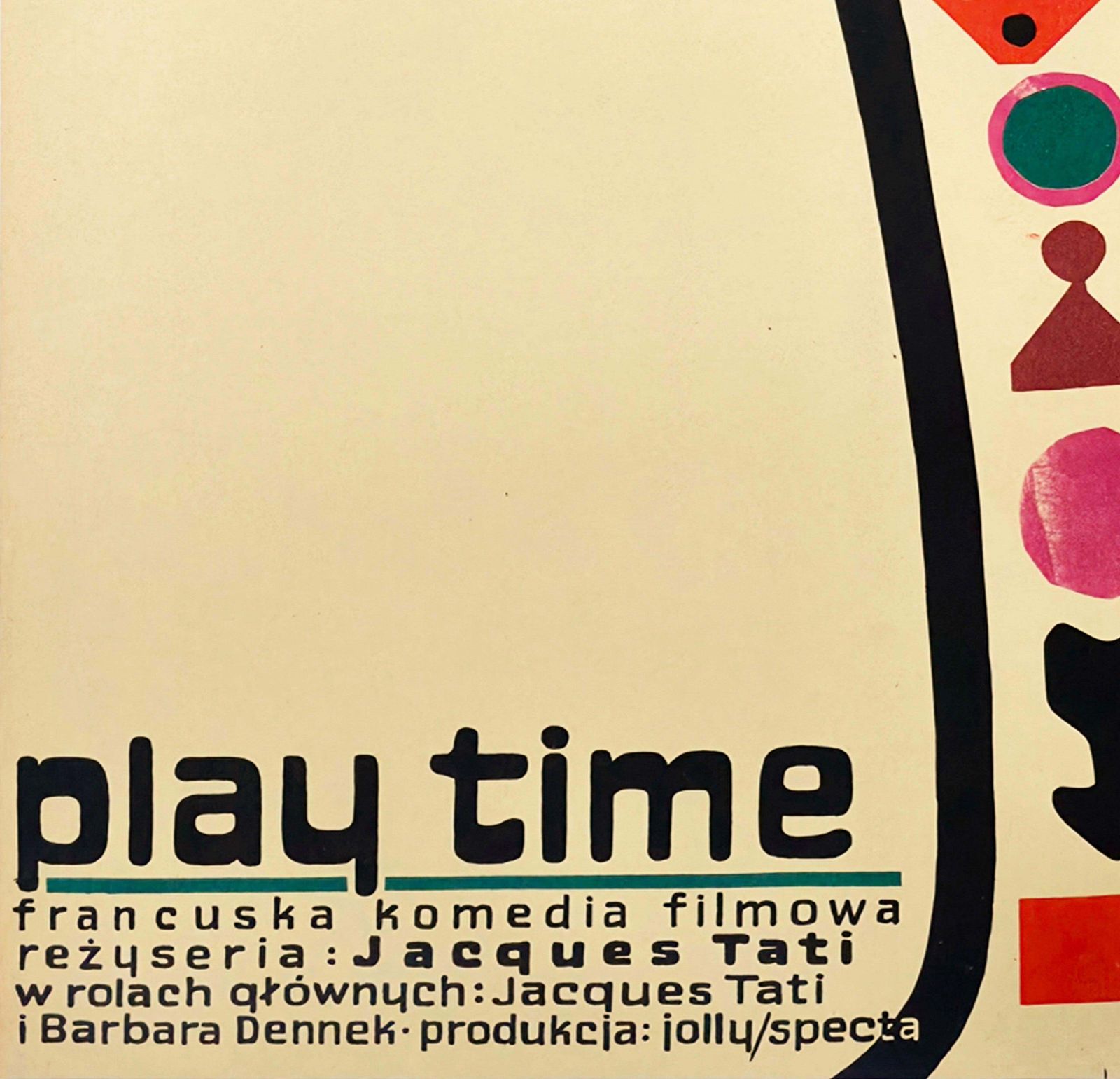 Playtime 1971 Poolse A1 filmaffiche, Jerzy Flisak photo buy