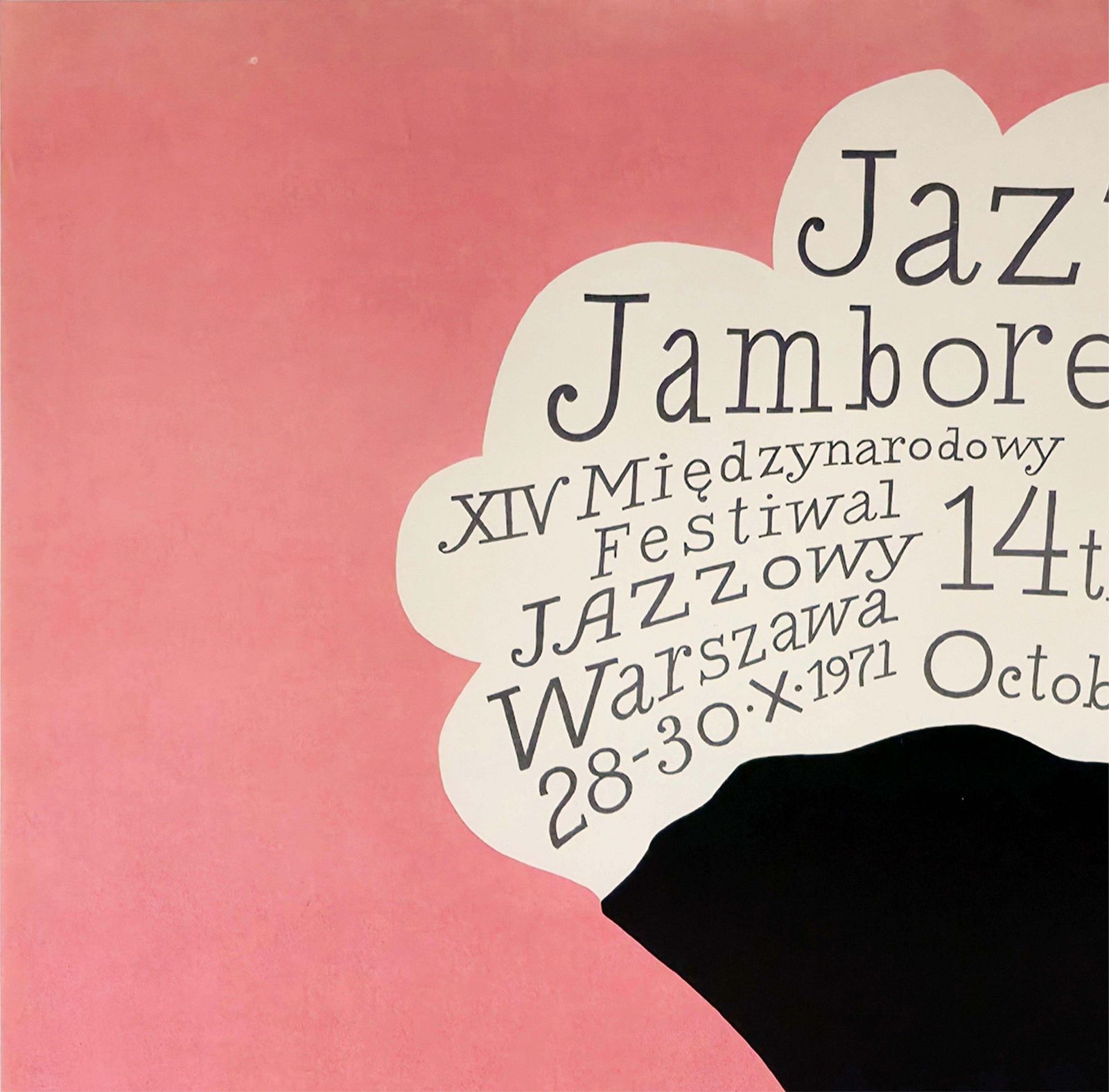 Jazz Jamboree 1971 Polish Jazz Festival Poster, Henryk Tomaszewski photo for sale