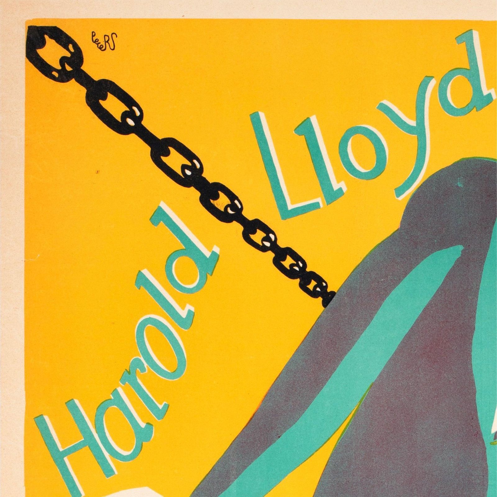 Affiche suédoise du film Safety Last, 1924, Curt Peters photo for sale