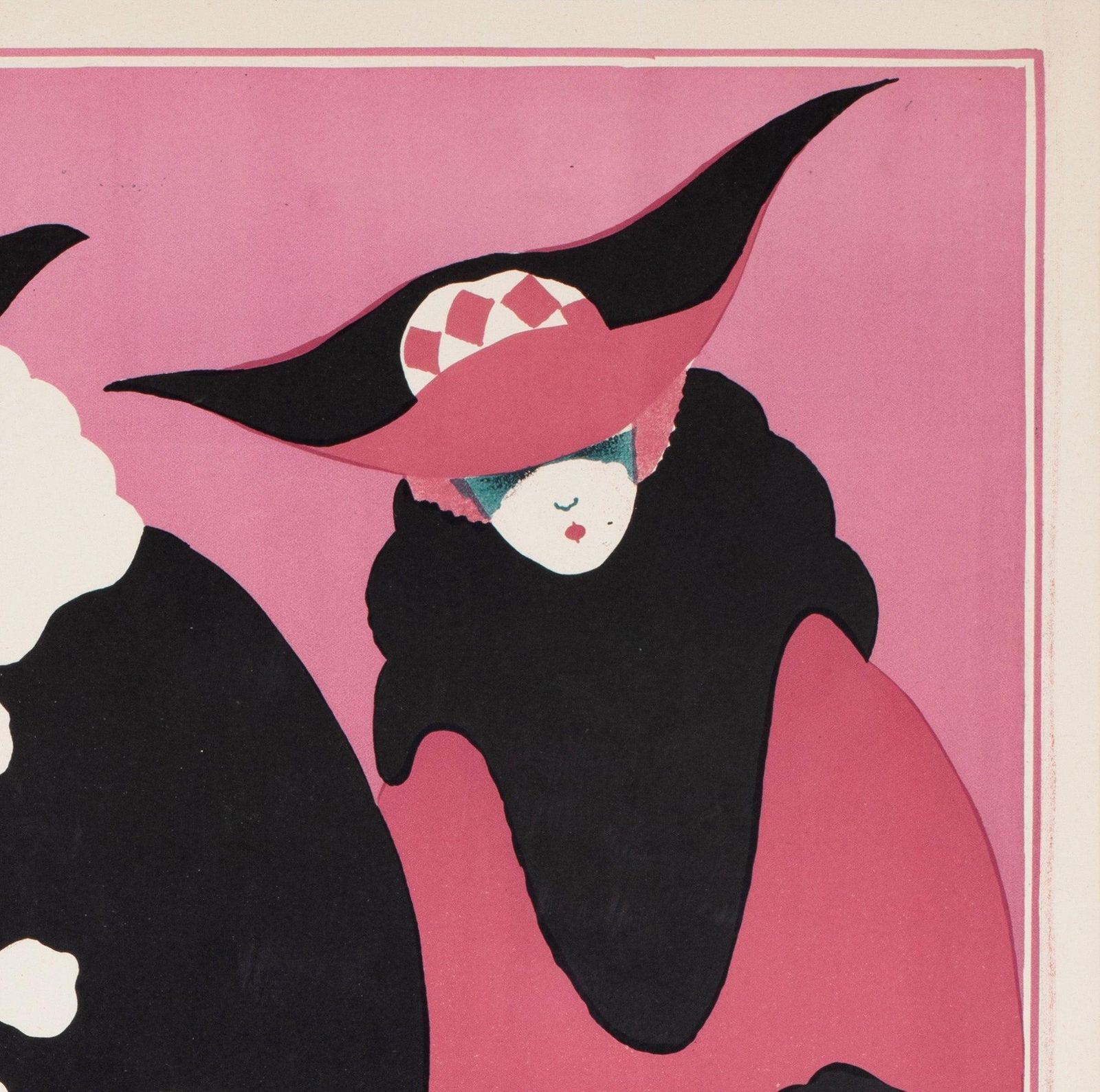 Affiche suédoise du film My Lady Friends, 1923 photo Art