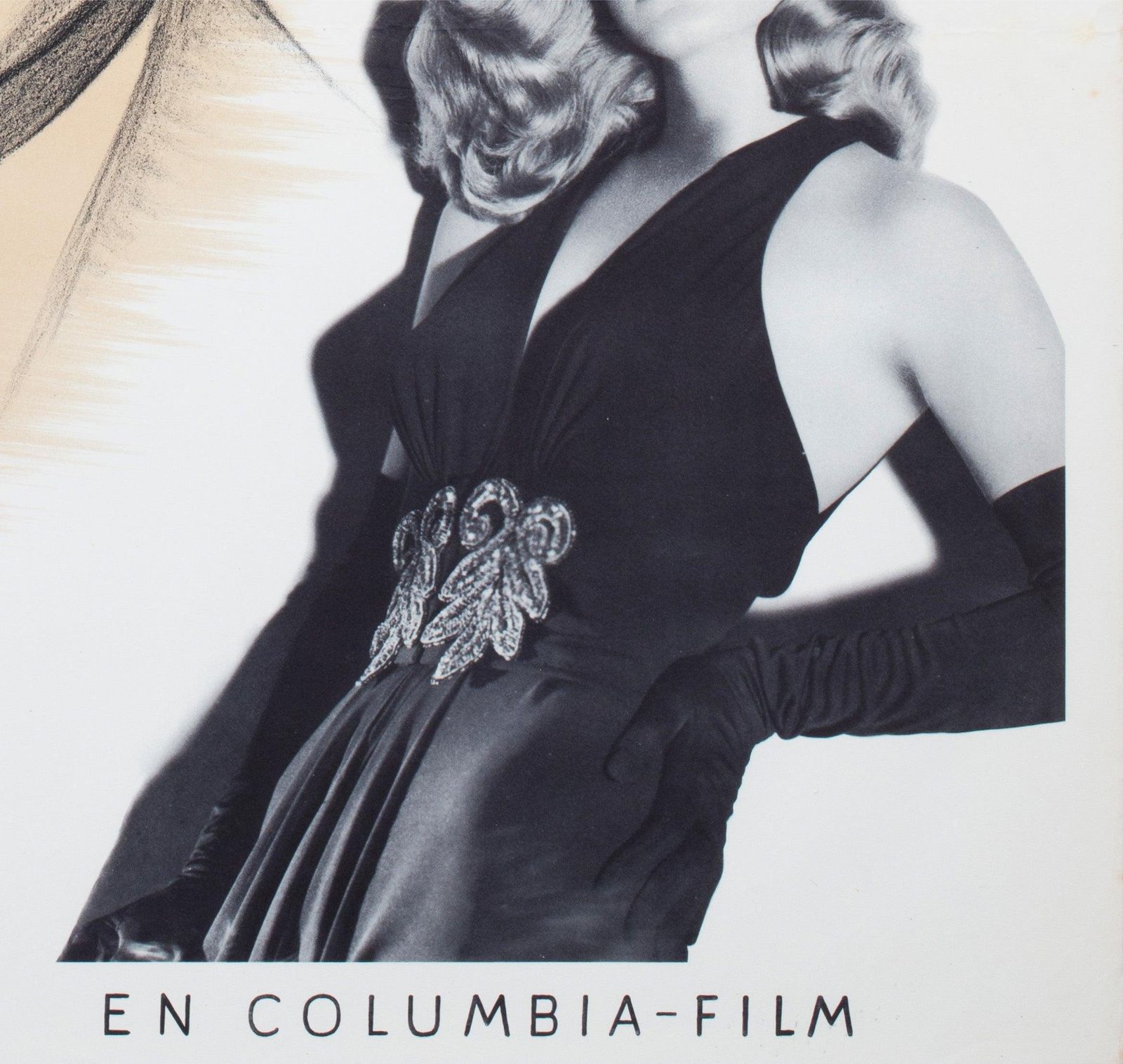 Dead Reckoning 1947 Zweeds filmaffiche, Eric Rohman photo vintage