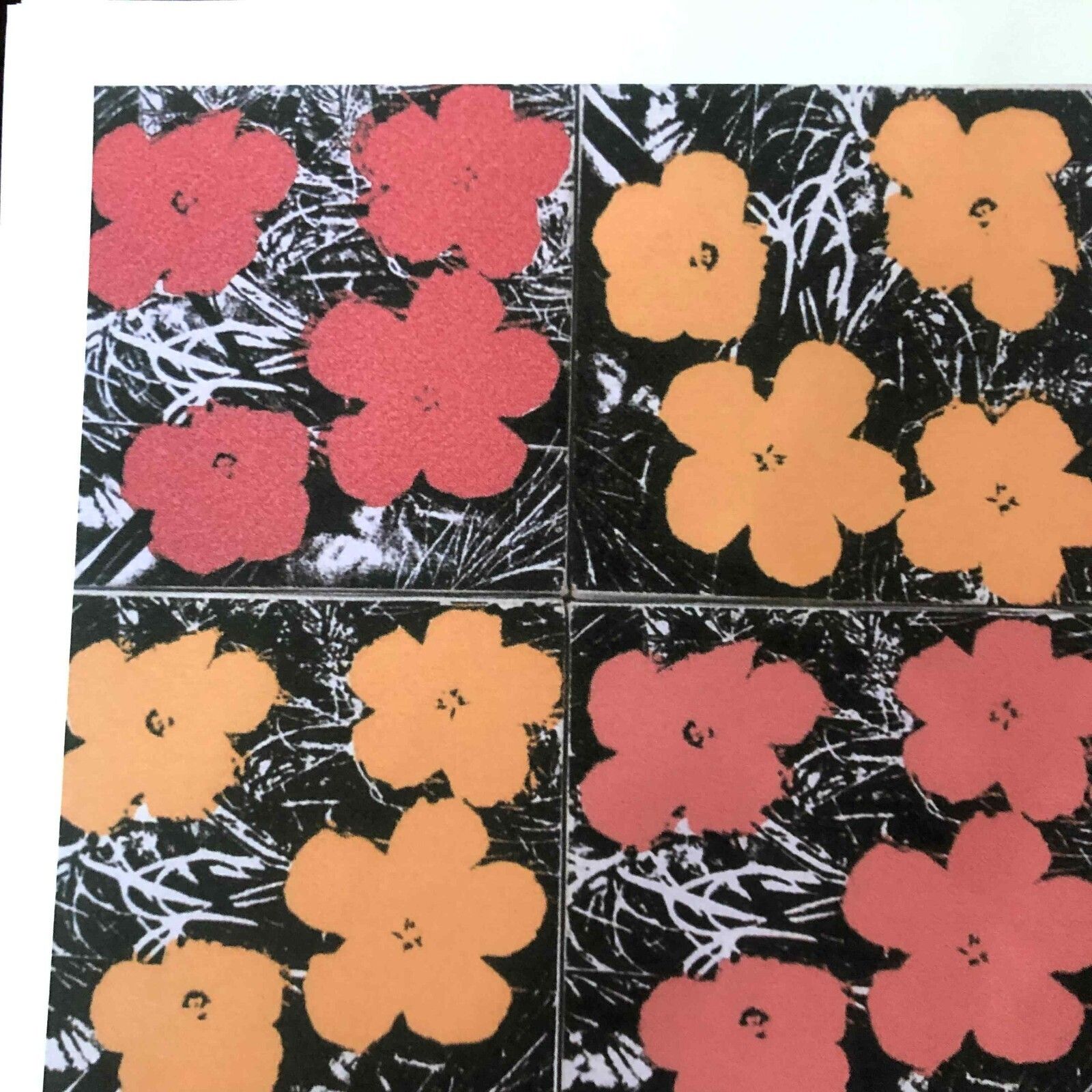 Andy Warhol Lithografie 50x50 cm Nieuwe Cmoa Editie Met Certificaat photo furniture