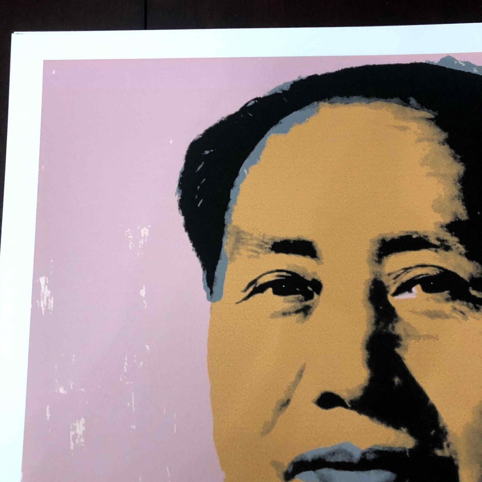Andy Warhol Lithografie 50x50 cm Nieuwe Cmoa Editie Met Certificaat photo furniture