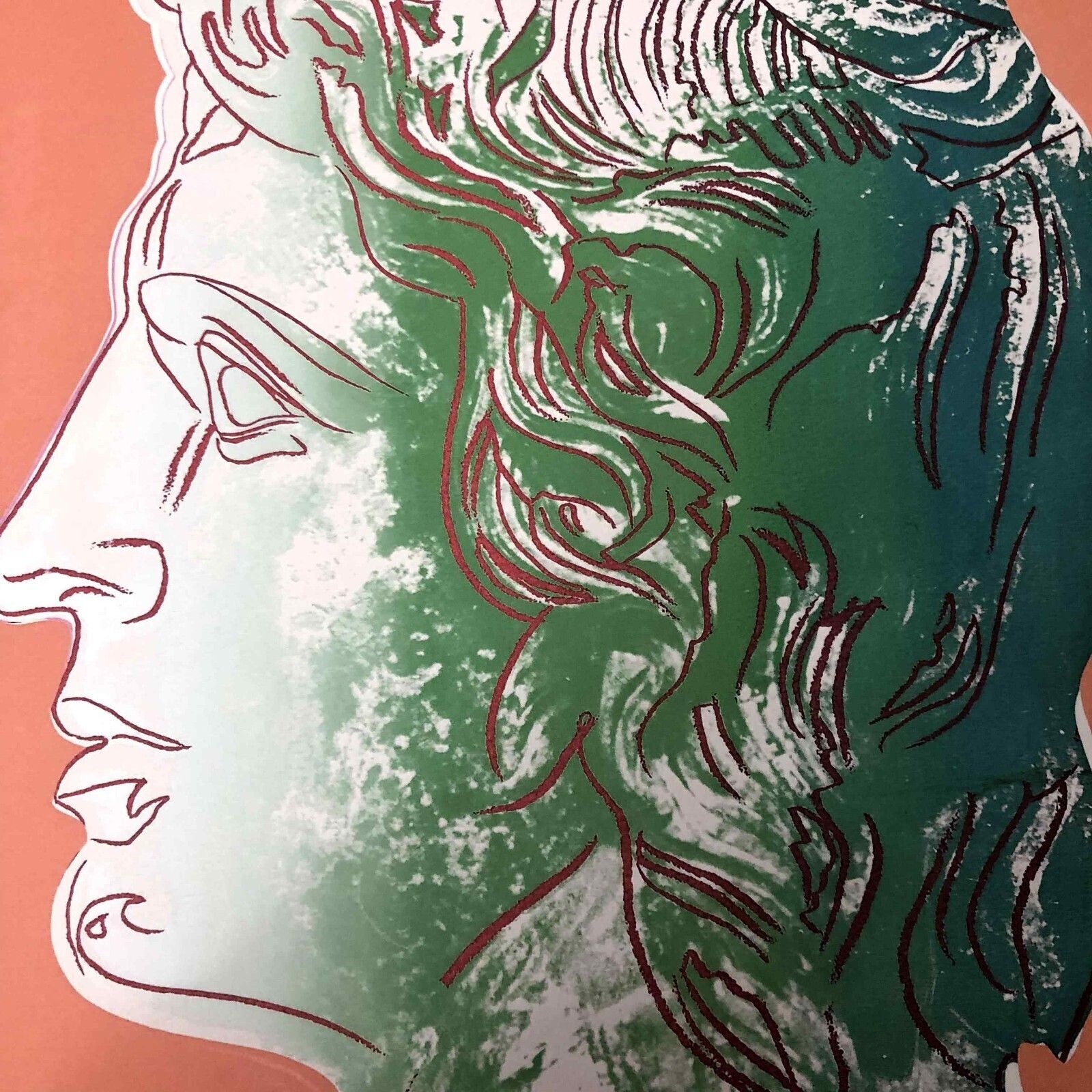 Andy Warhol Lithografie 50x50 cm Nieuwe Cmoa Editie Met Certificaat photo vinterior