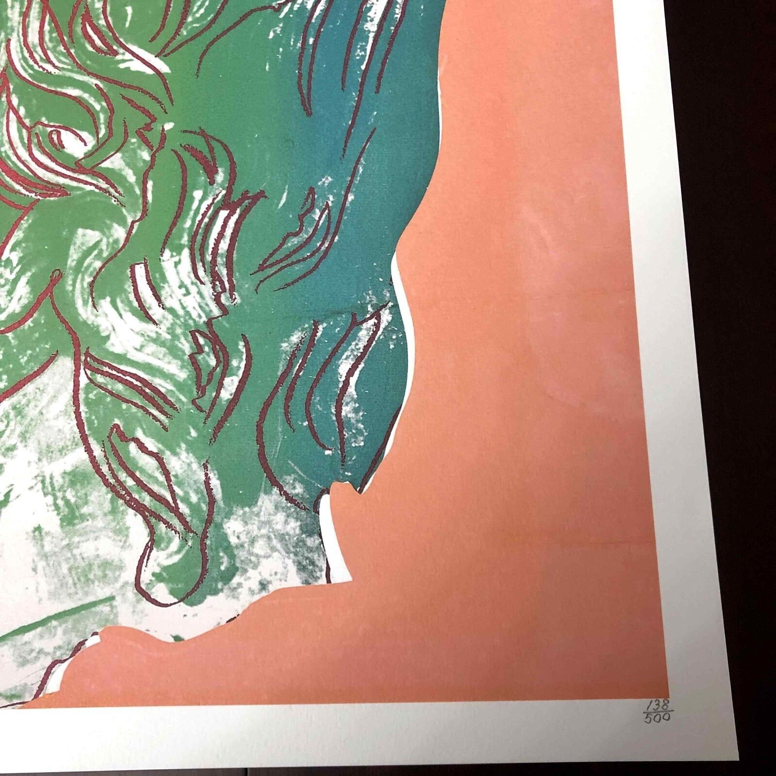 photo for sale Andy Warhol Lithografie 50x50 cm Nieuwe Cmoa Editie Met Certificaat