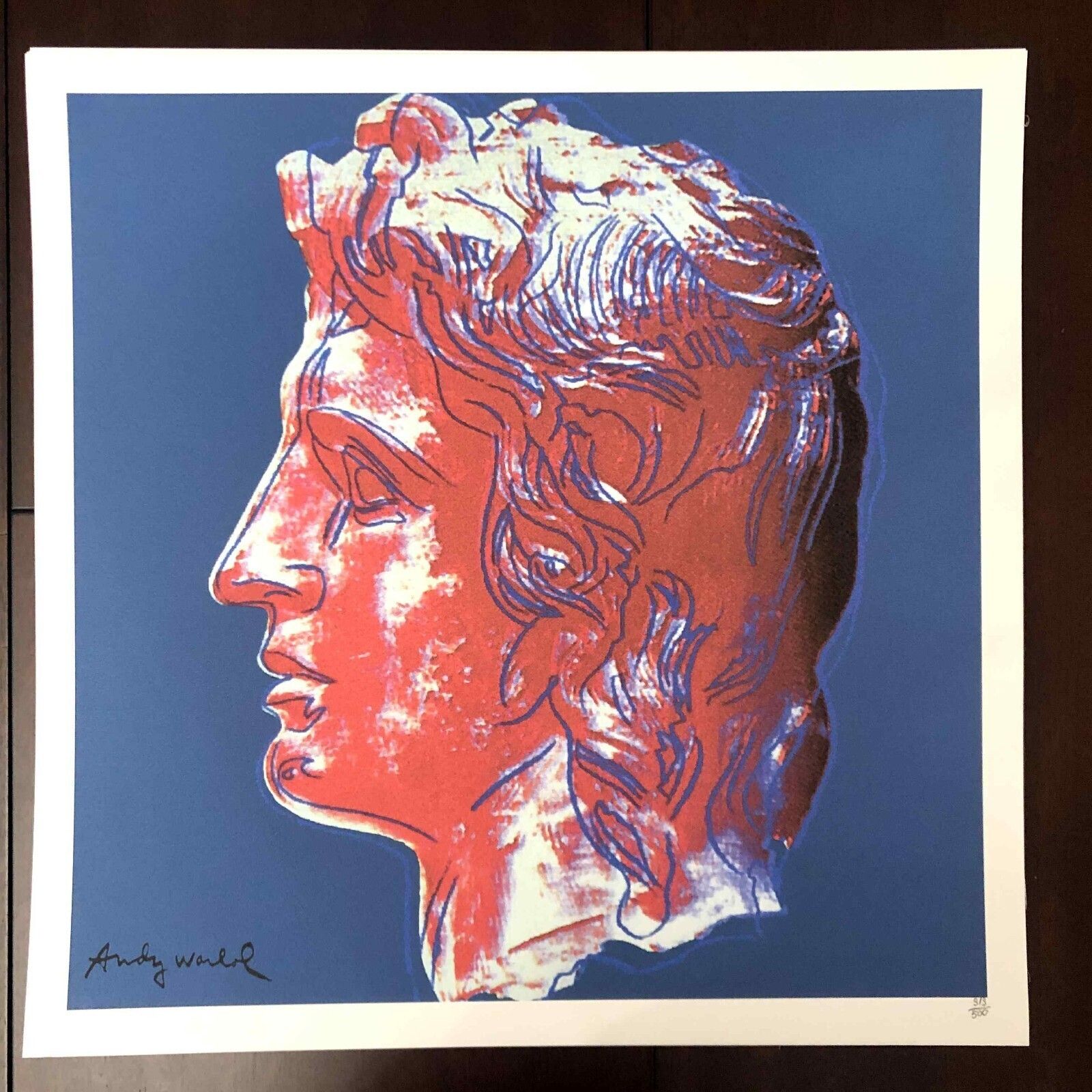 Andy Warhol Lithography Cm 50x50 New Cmoa Edition With Certificate