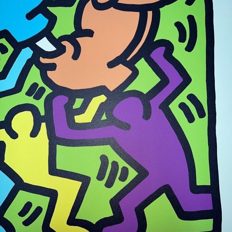 Naar Keith Haring, Andy Mouse, print photo buy
