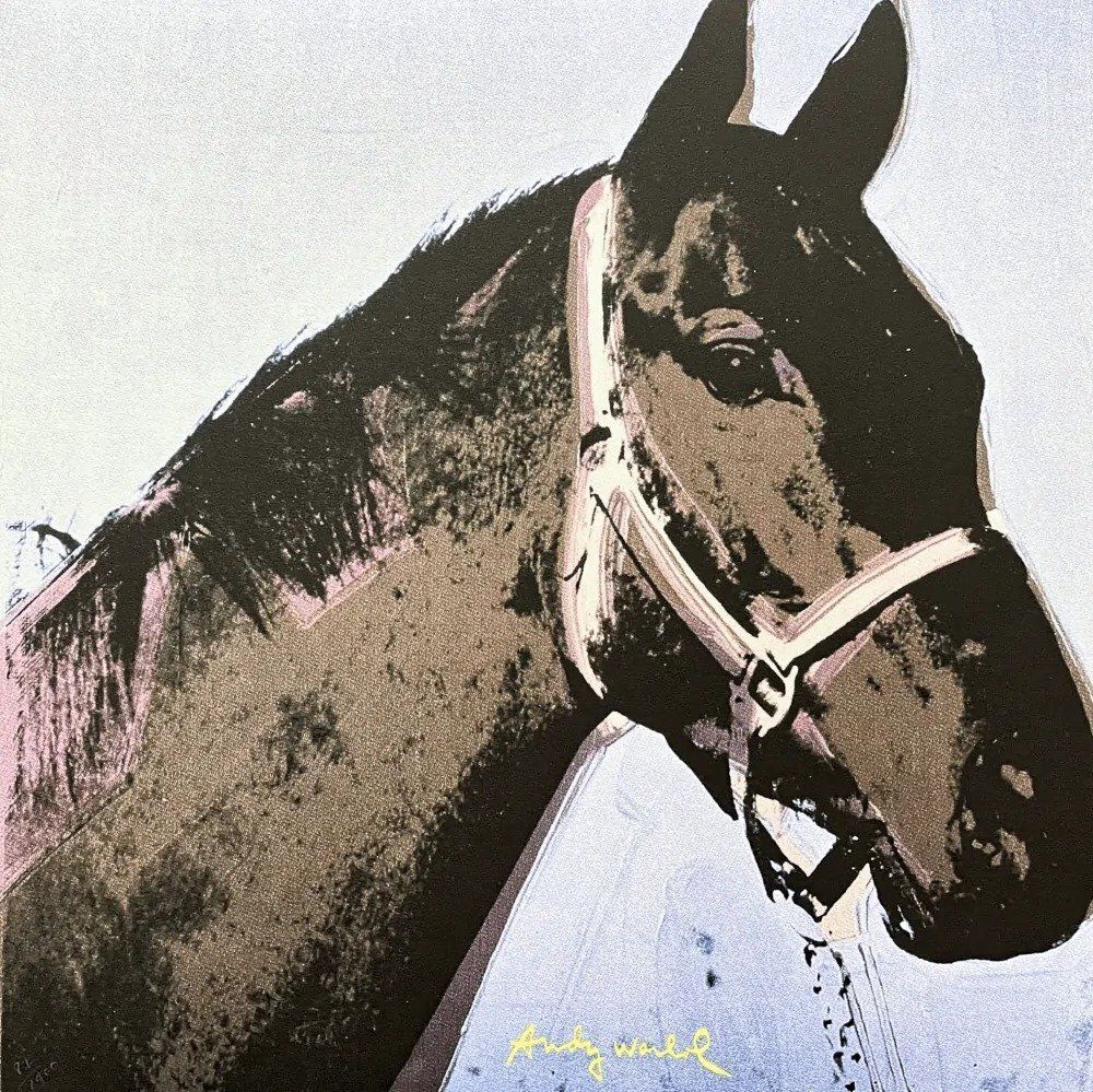 After Andy Warhol, Horse, 1980s, Print
