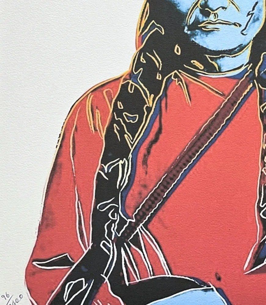 Andy Warhol, Sitting Bull Red, jaren 1980, print photo furniture