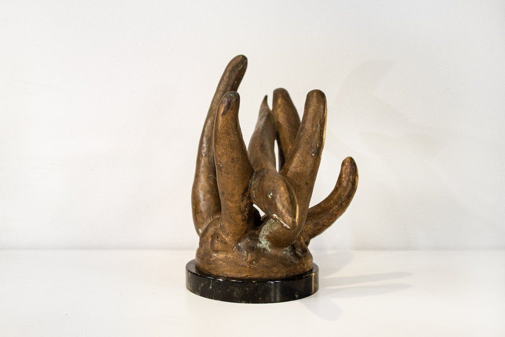 Bronzen sculptuur, Italië, jaren 1950 photo furniture